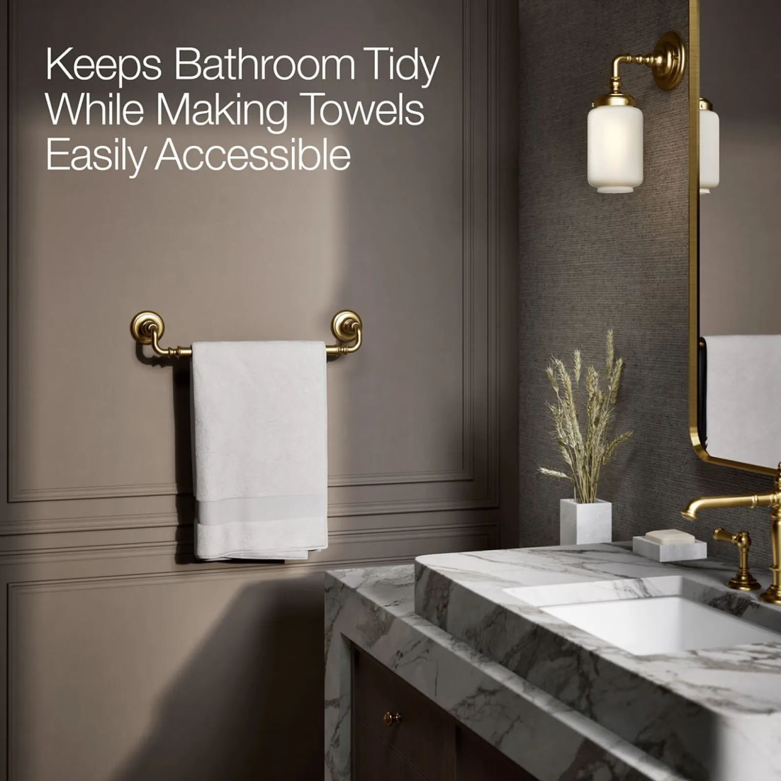 18" towel bar^Kohler Online