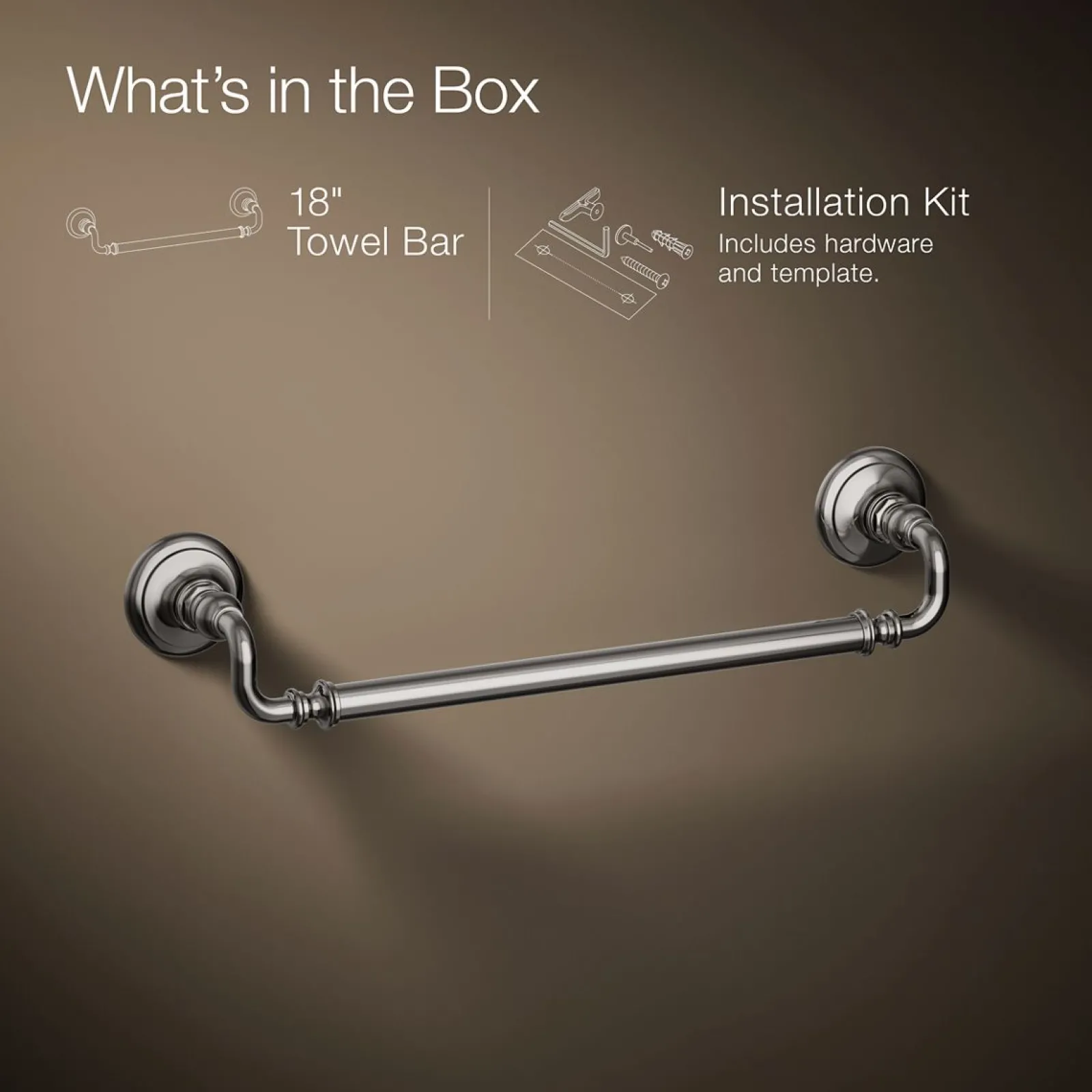 18" towel bar^Kohler Online