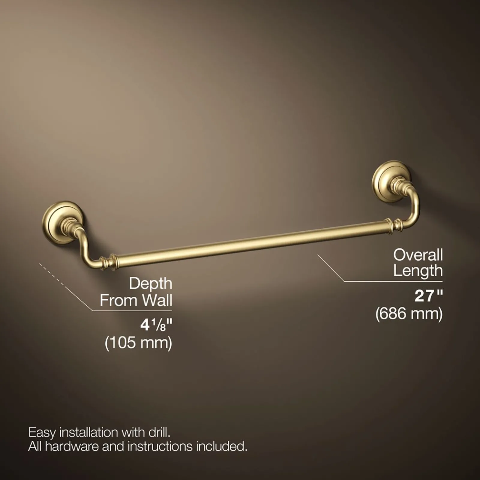 24" towel bar^Kohler Online