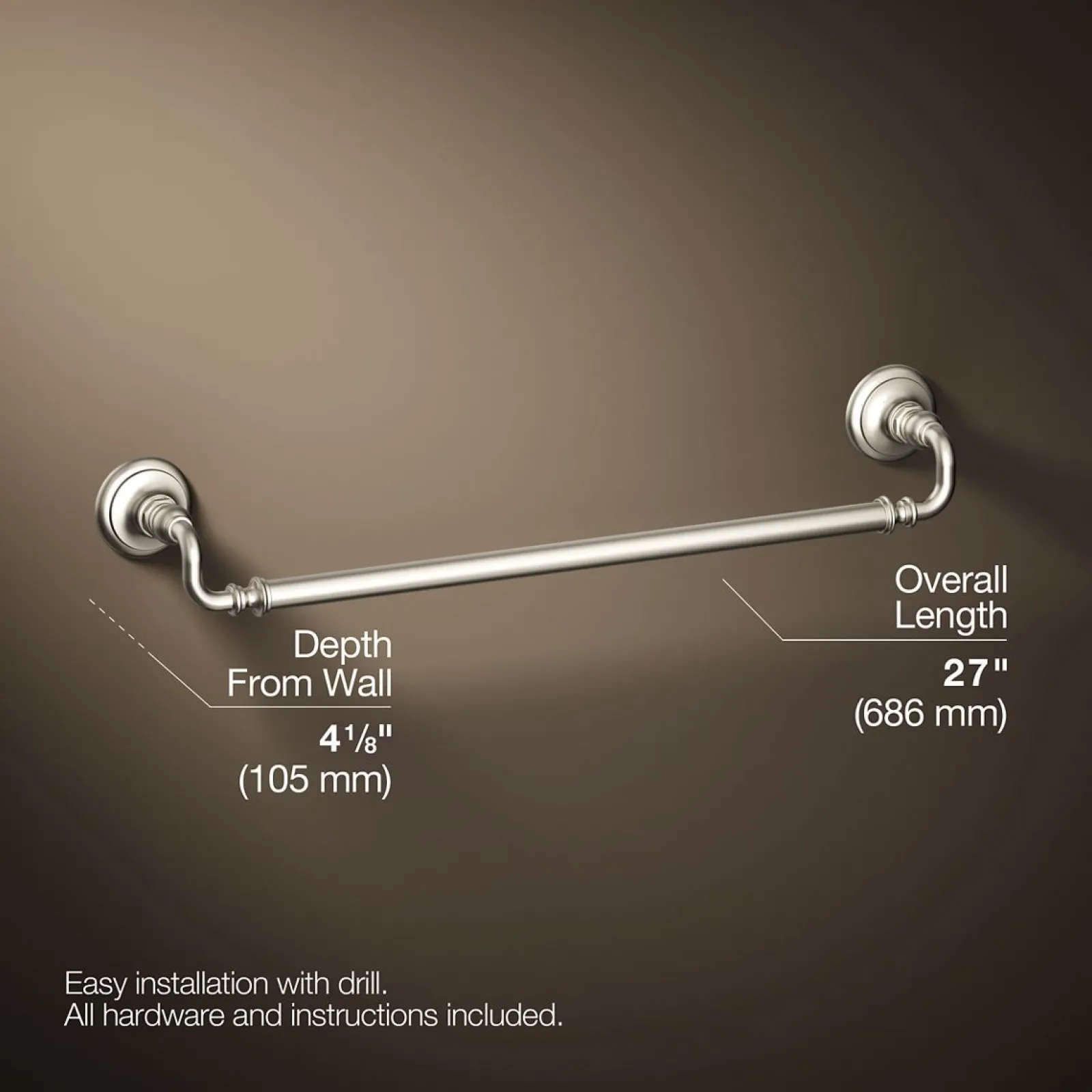 24" towel bar^Kohler Online