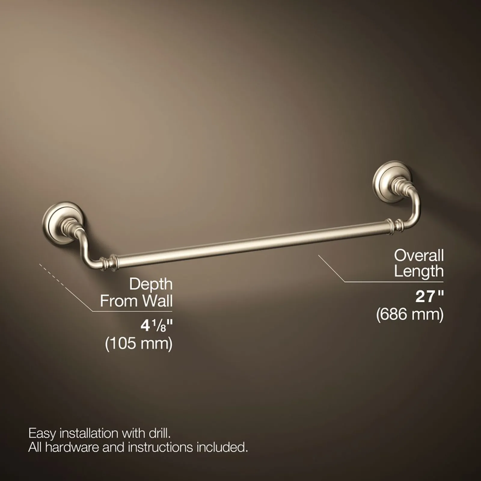 24" towel bar^Kohler Online