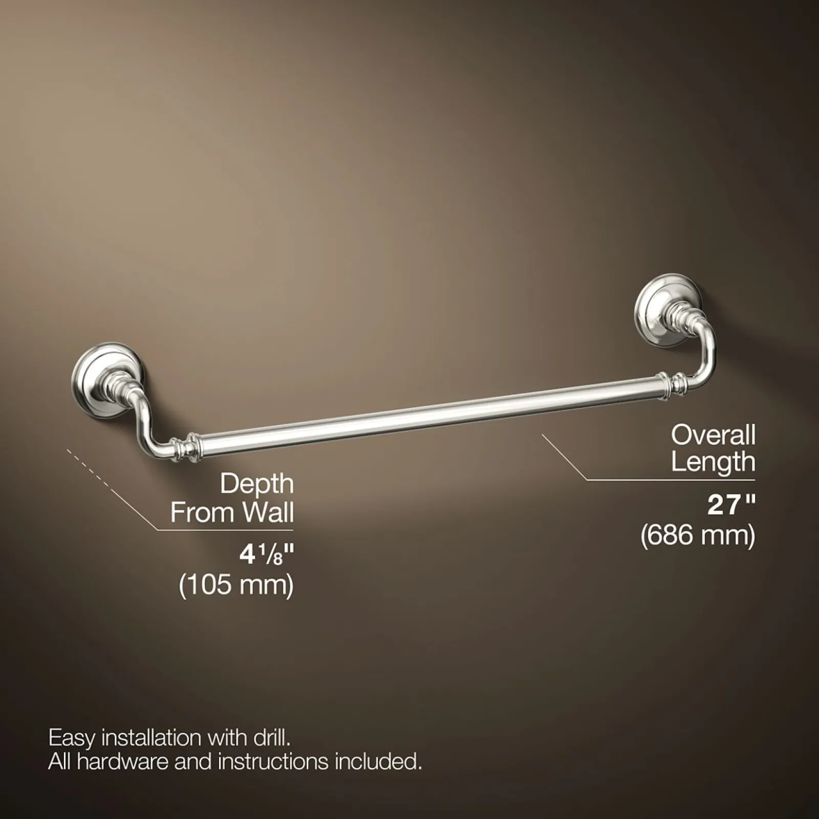 24" towel bar^Kohler Online