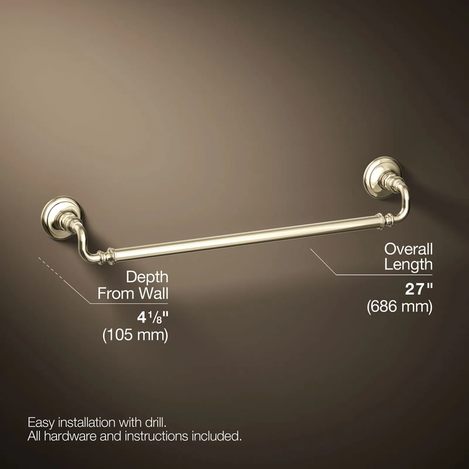 24" towel bar^Kohler Online
