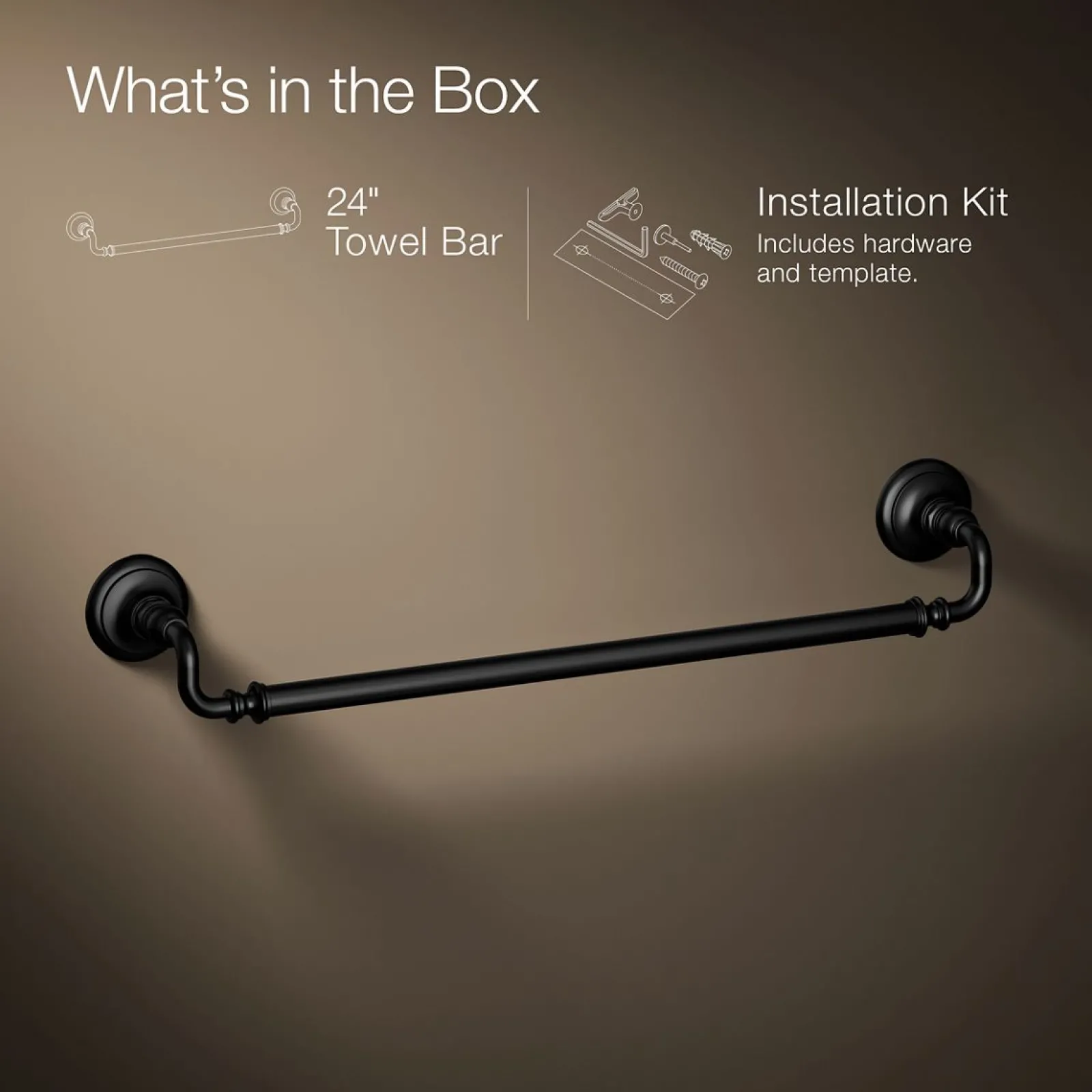 24" towel bar^Kohler Online