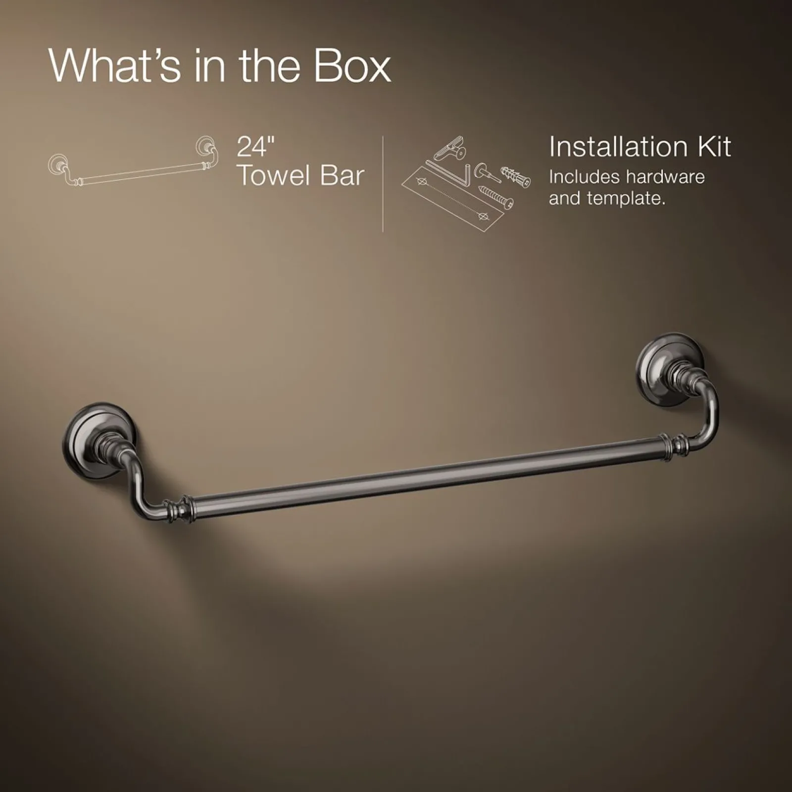 24" towel bar^Kohler Online