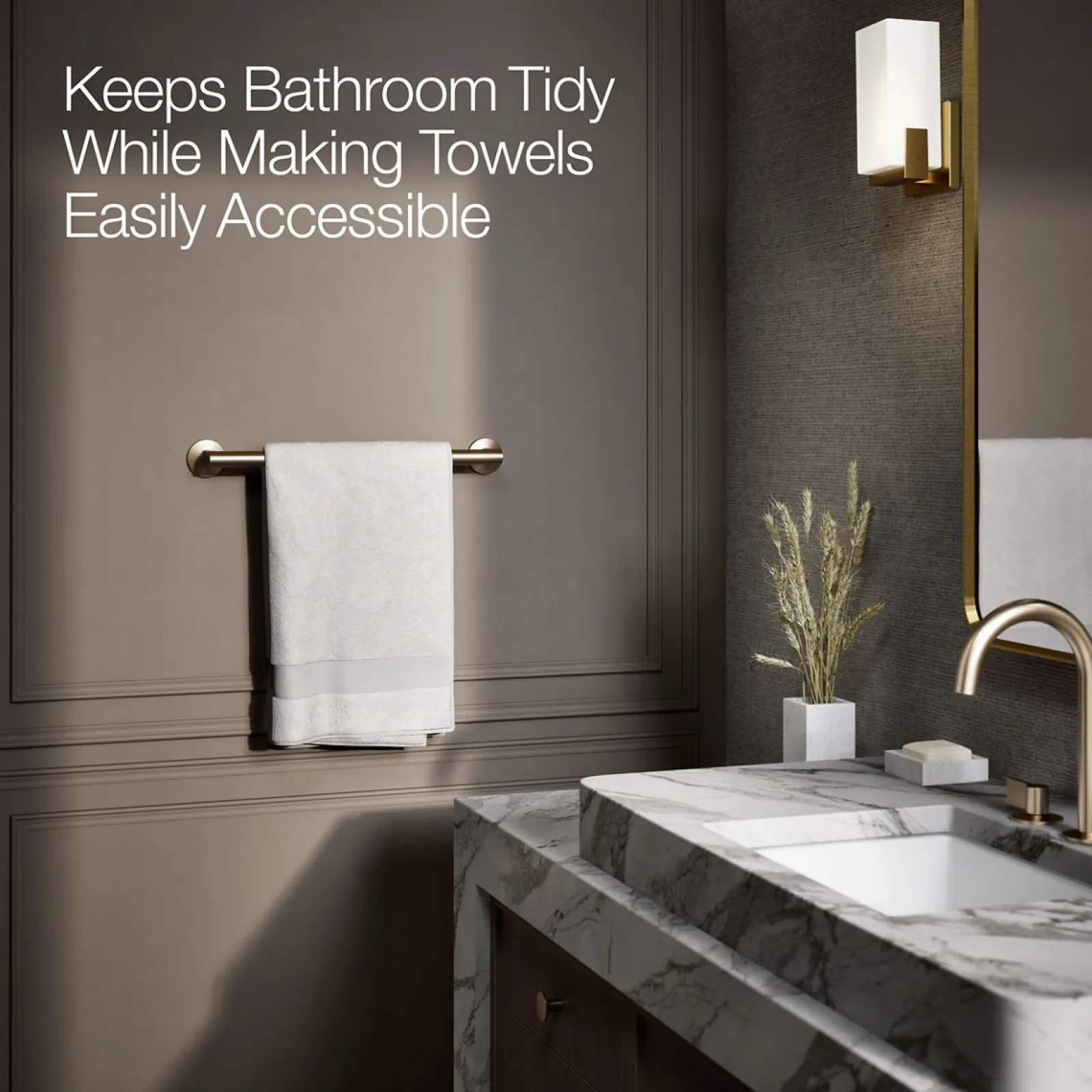 18" towel bar^Kohler Hot