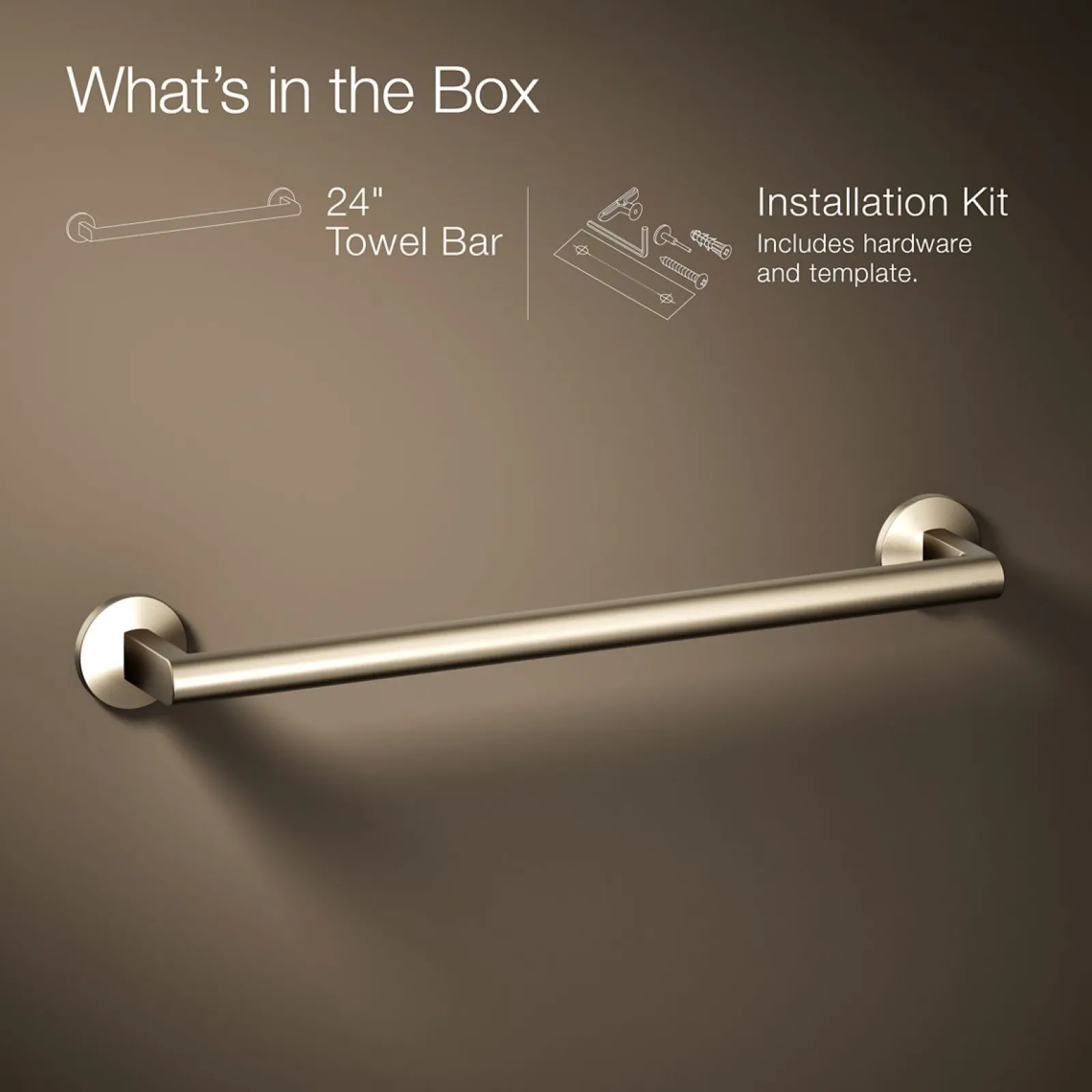 18" towel bar^Kohler Hot