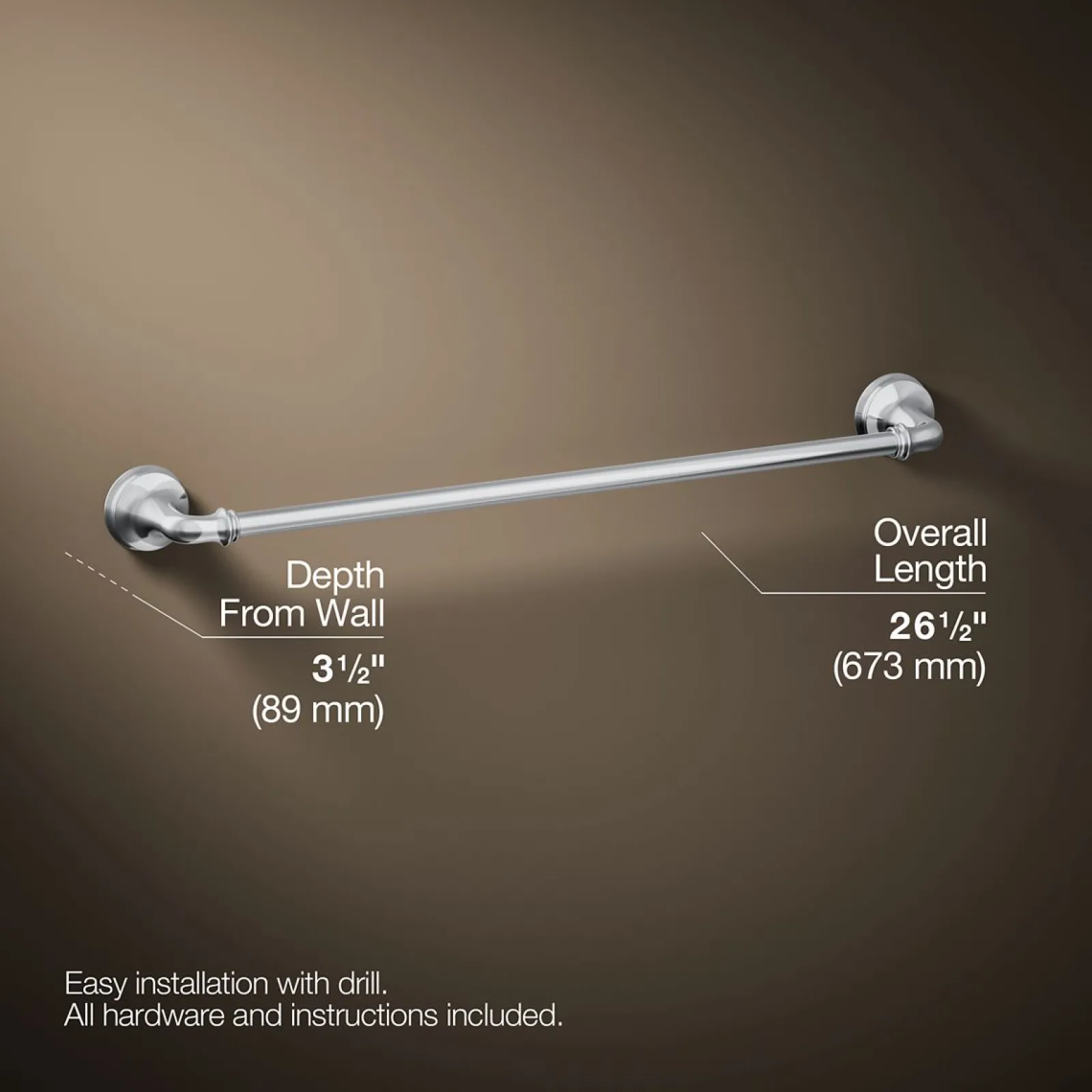 24" towel bar^Kohler Discount
