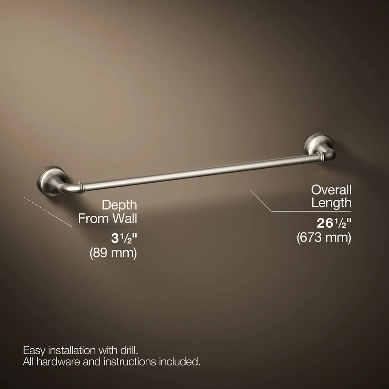 24" towel bar^Kohler Discount