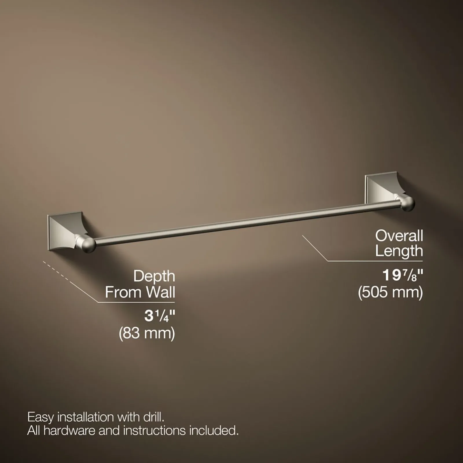 18" towel bar^Kohler Discount