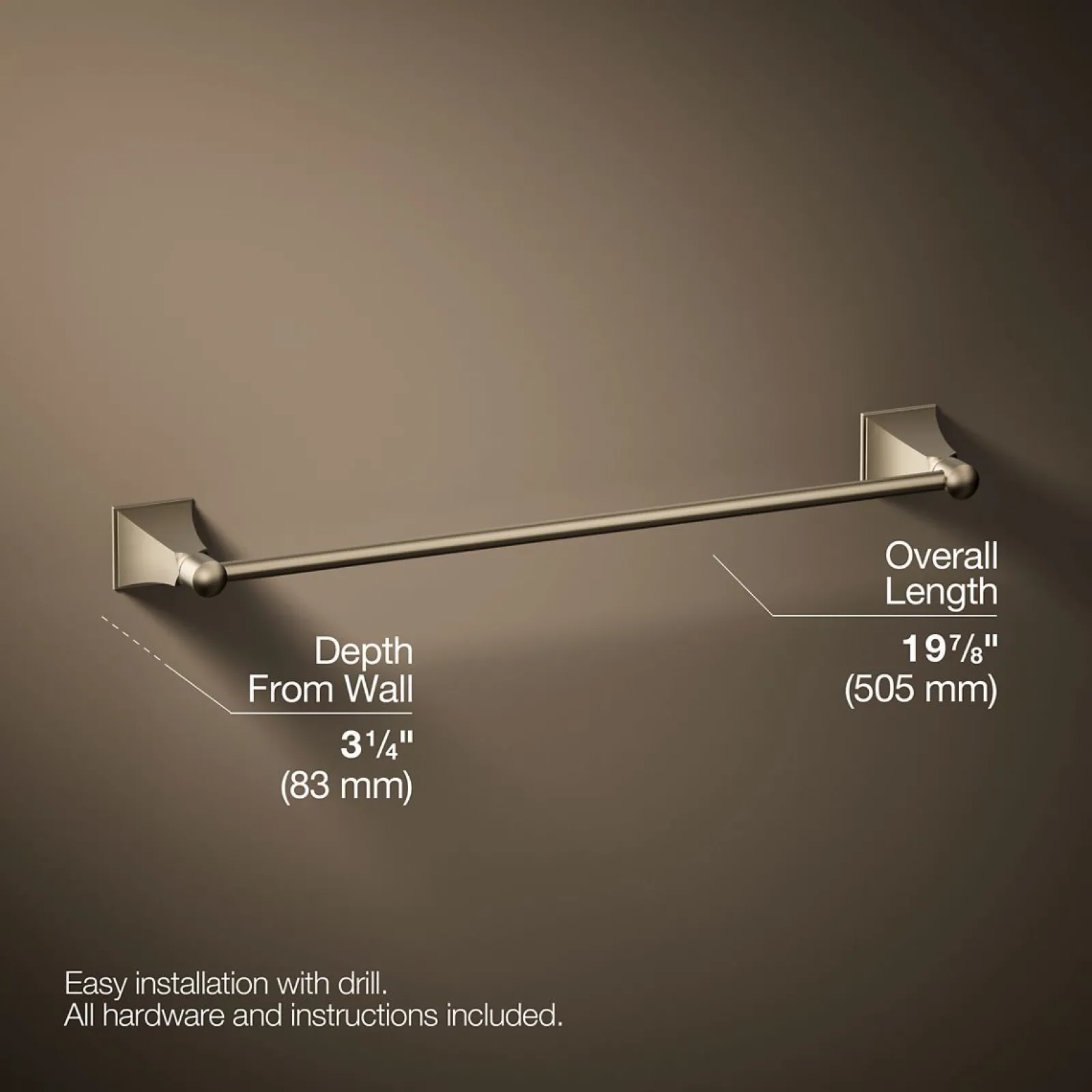 18" towel bar^Kohler Discount