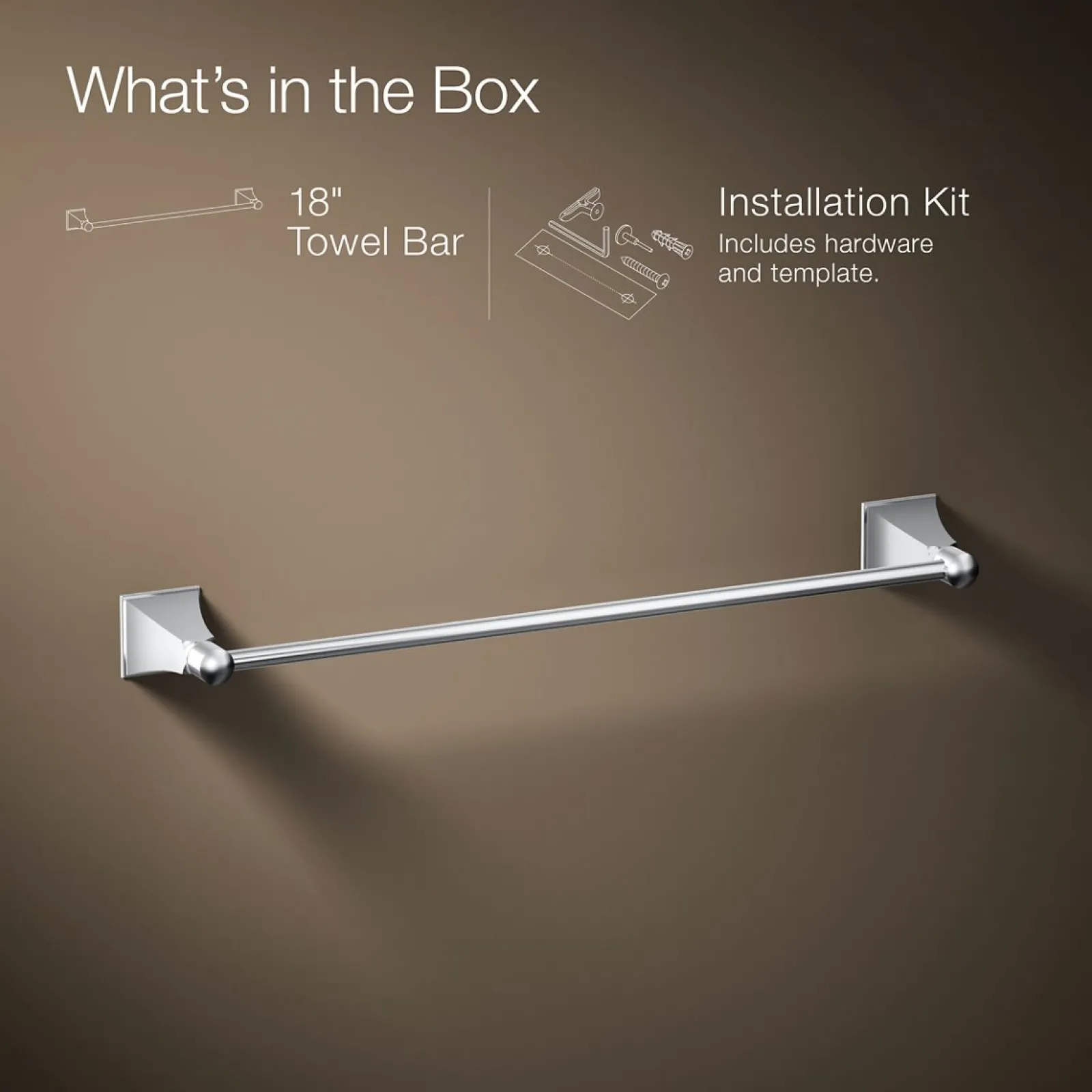 18" towel bar^Kohler Discount
