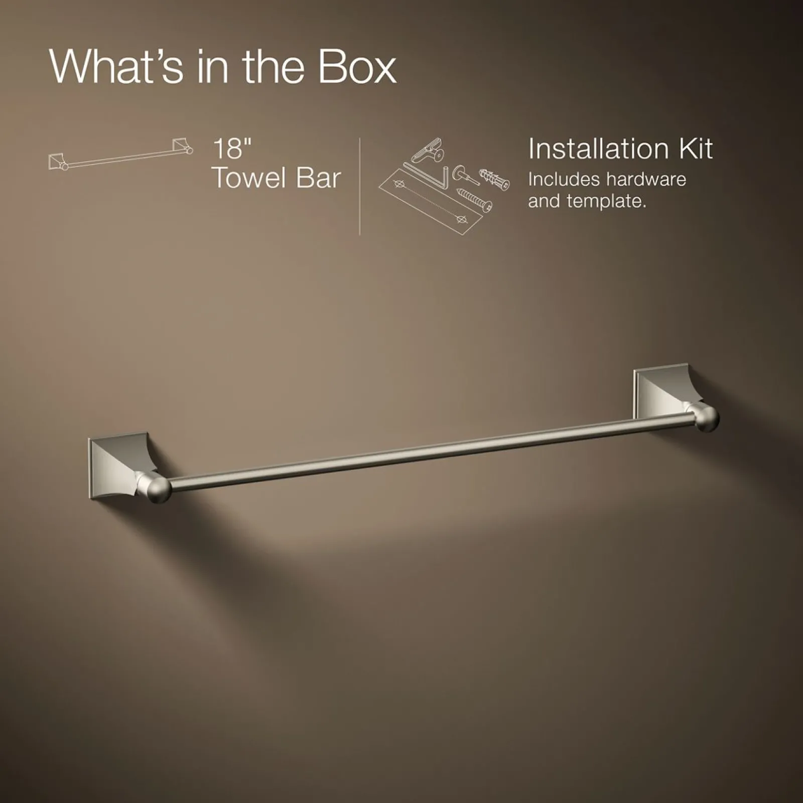 18" towel bar^Kohler Discount
