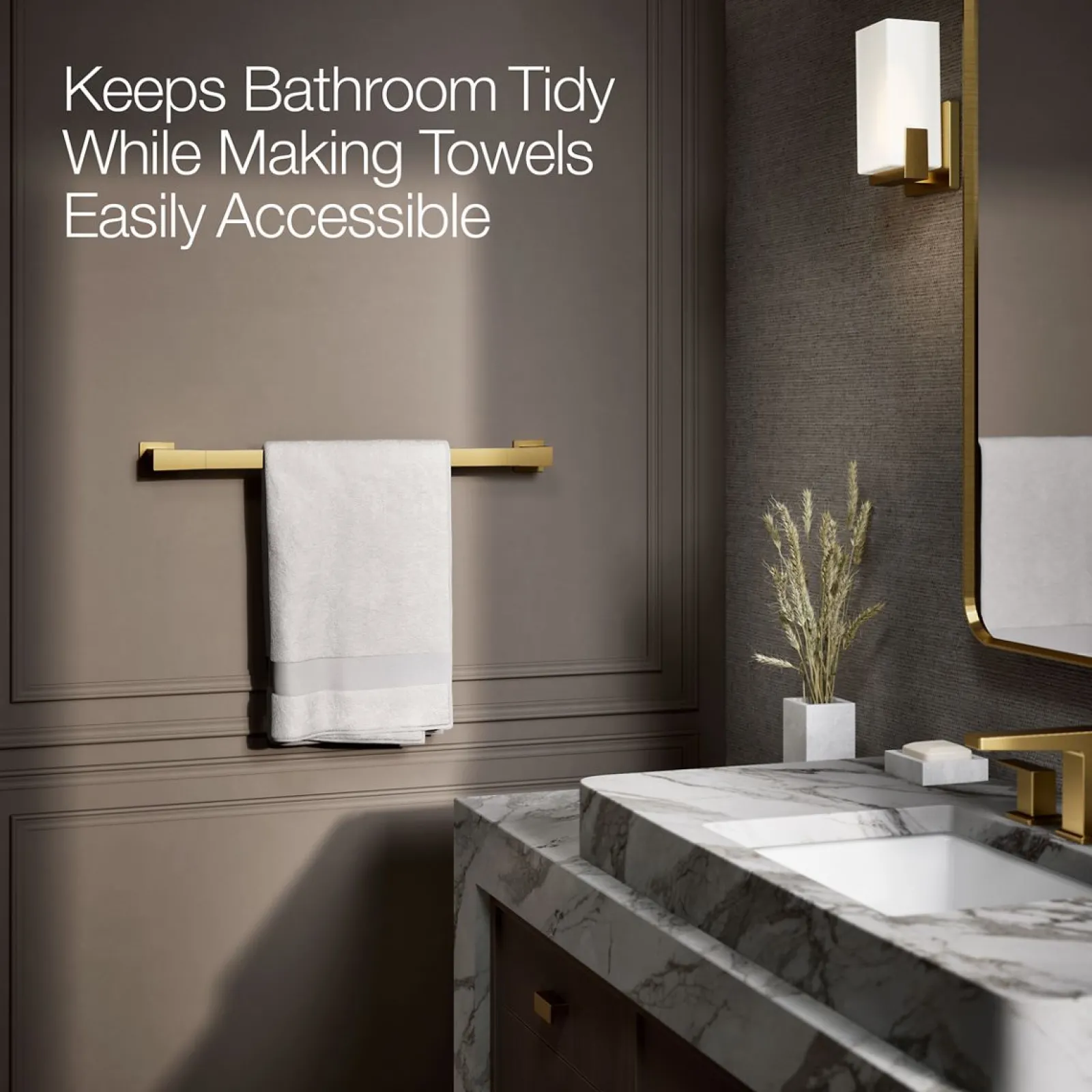 24" towel bar^Kohler Hot
