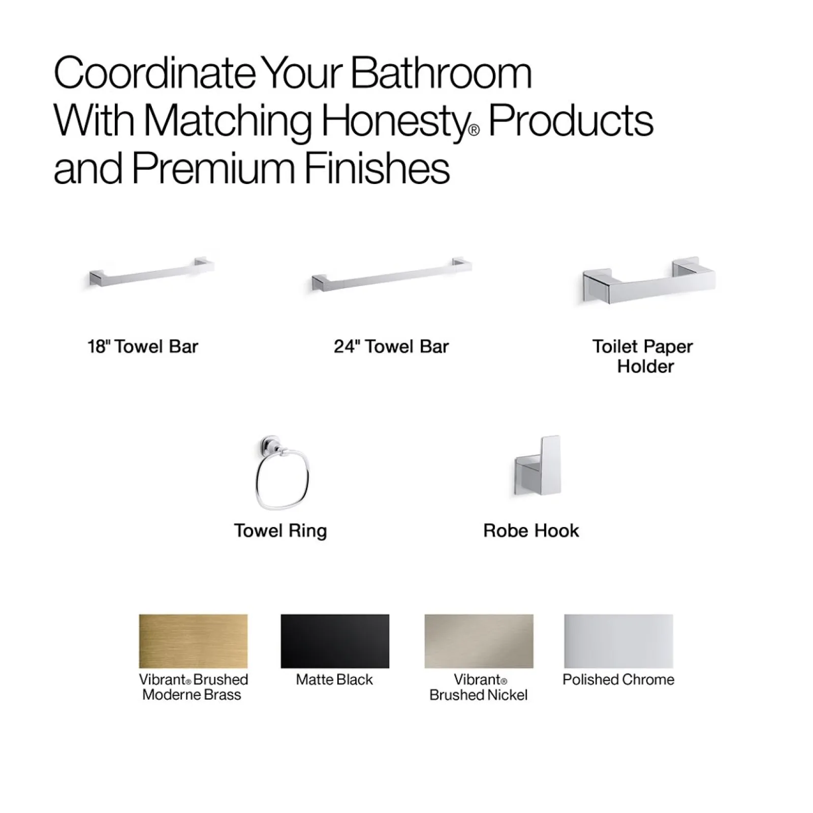 24" towel bar^Kohler Hot