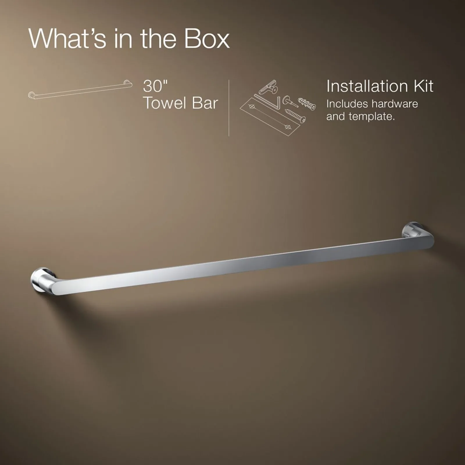 30" towel bar^Kohler New