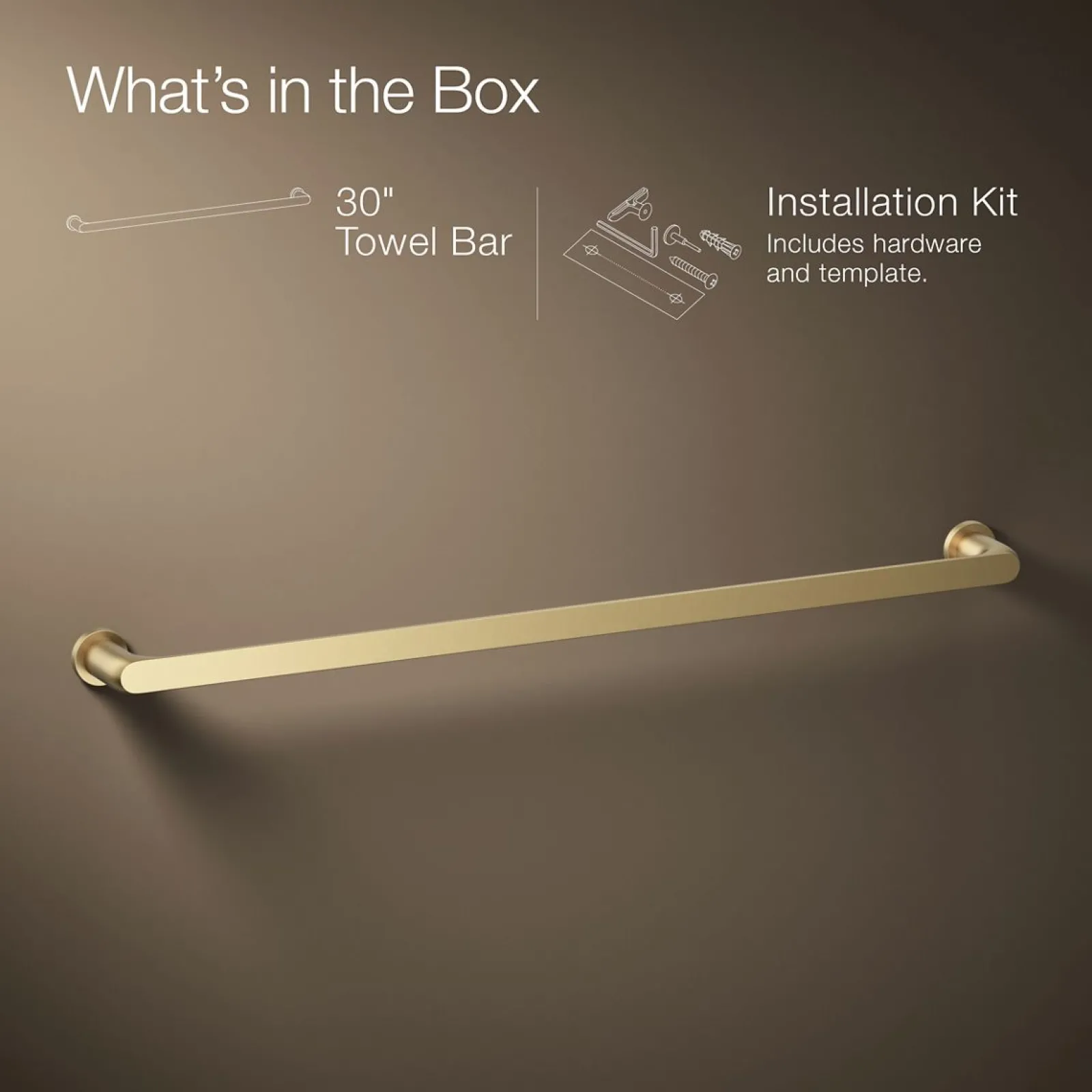 30" towel bar^Kohler New