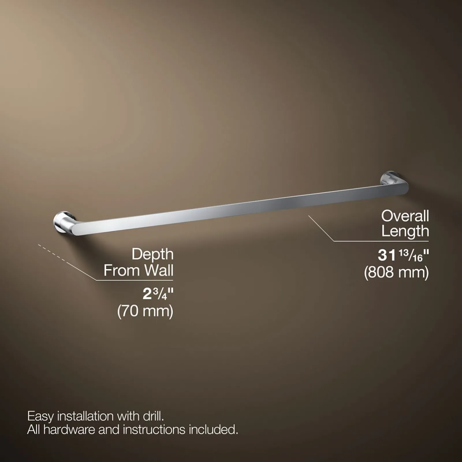 30" towel bar^Kohler New