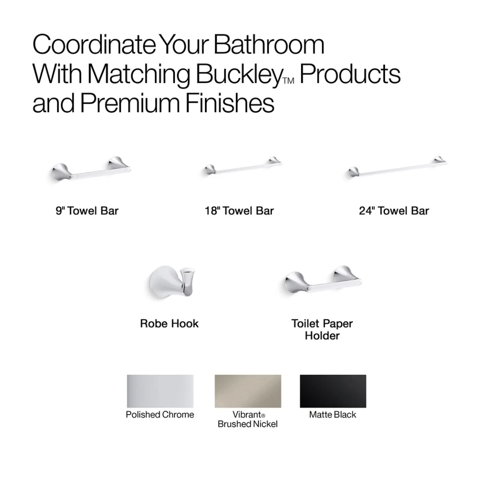 24" towel bar^Kohler Clearance