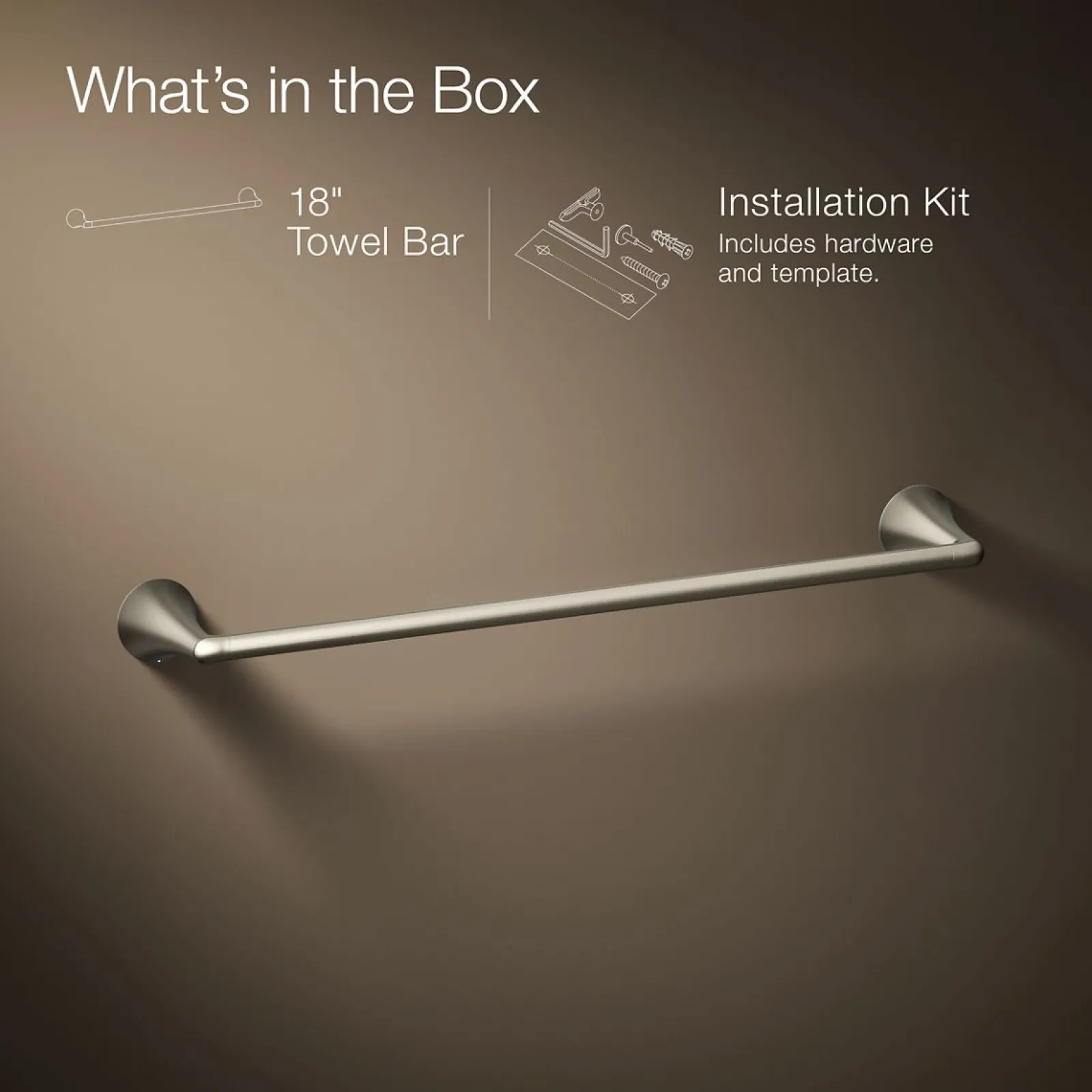 24" towel bar^Kohler Clearance