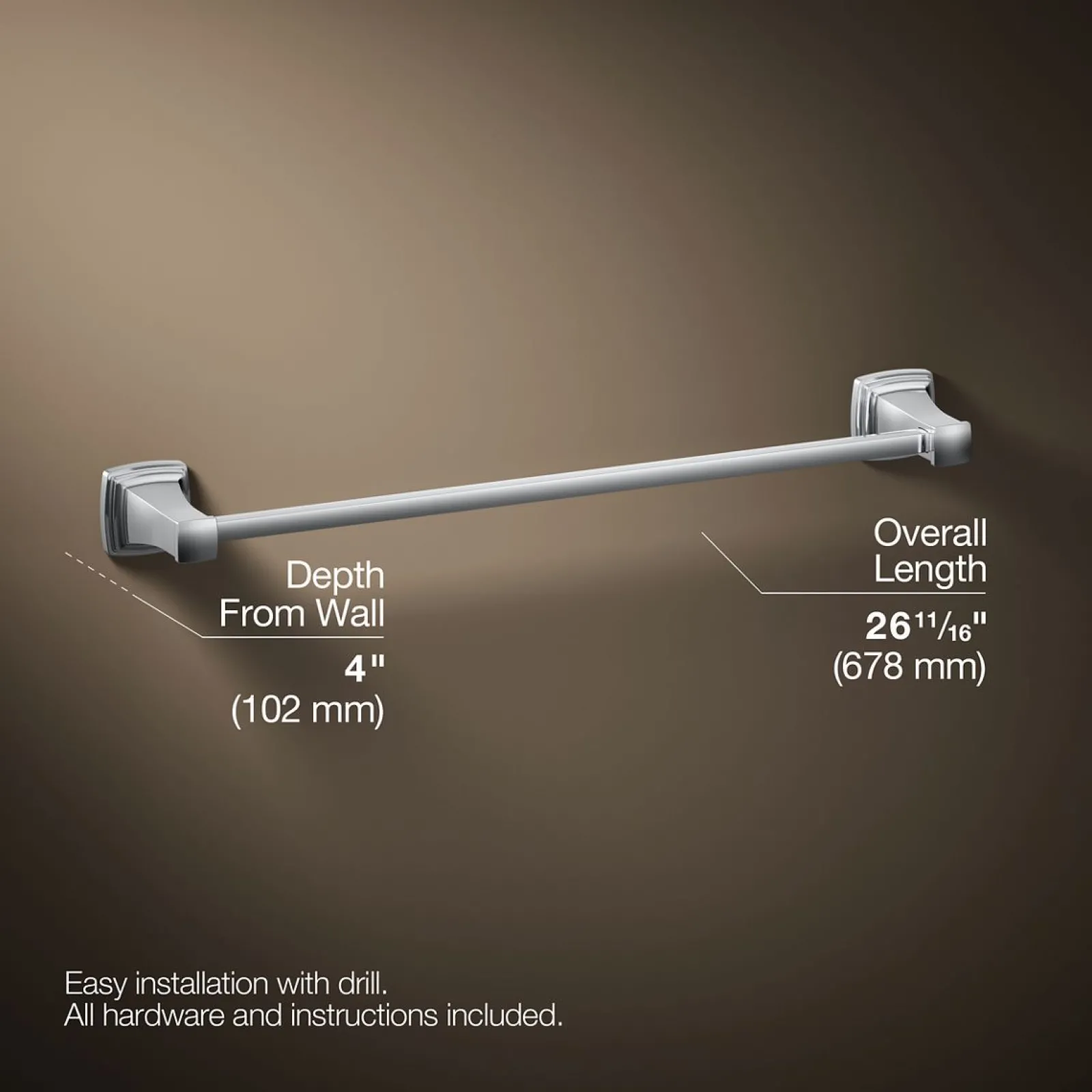 24" towel bar^Kohler