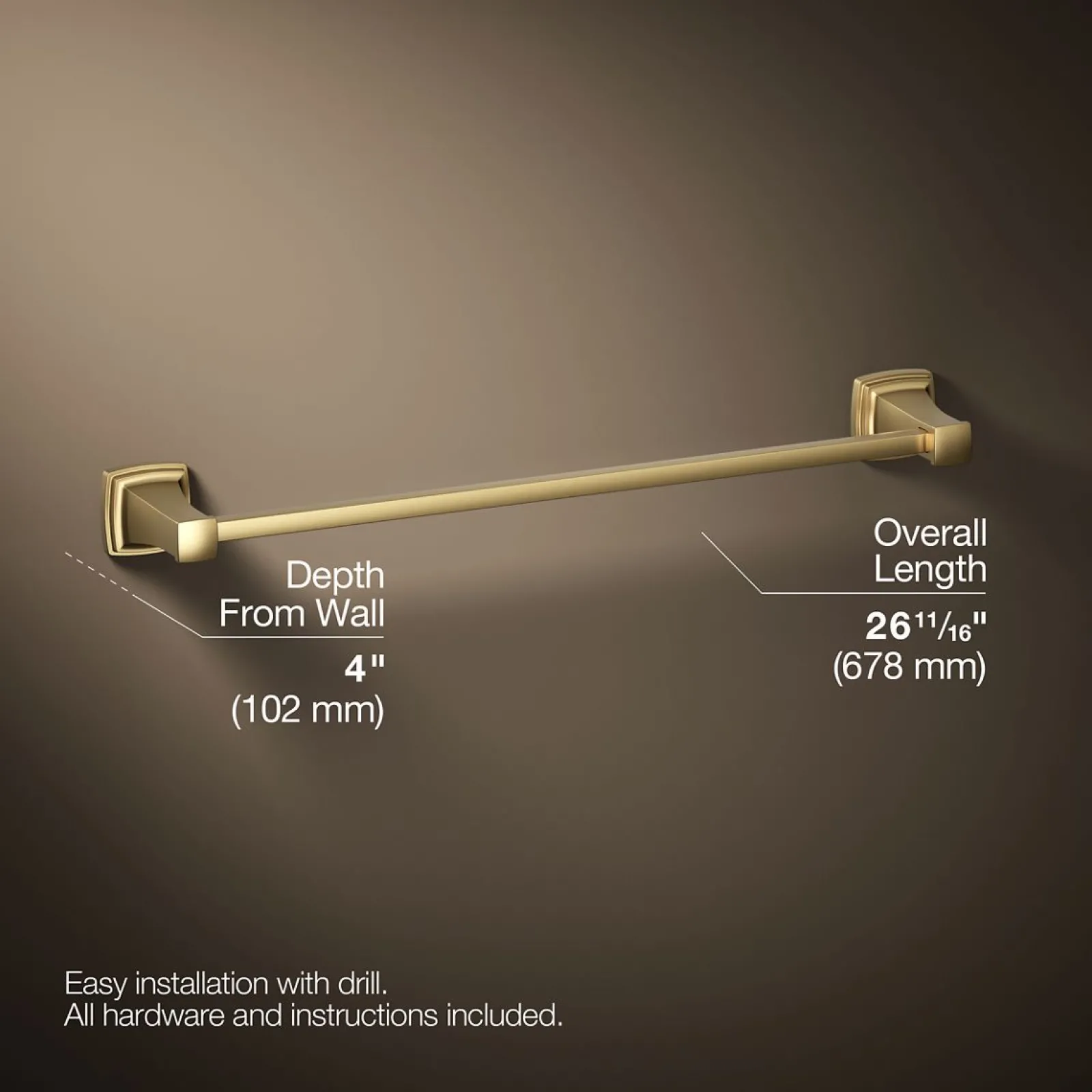 24" towel bar^Kohler