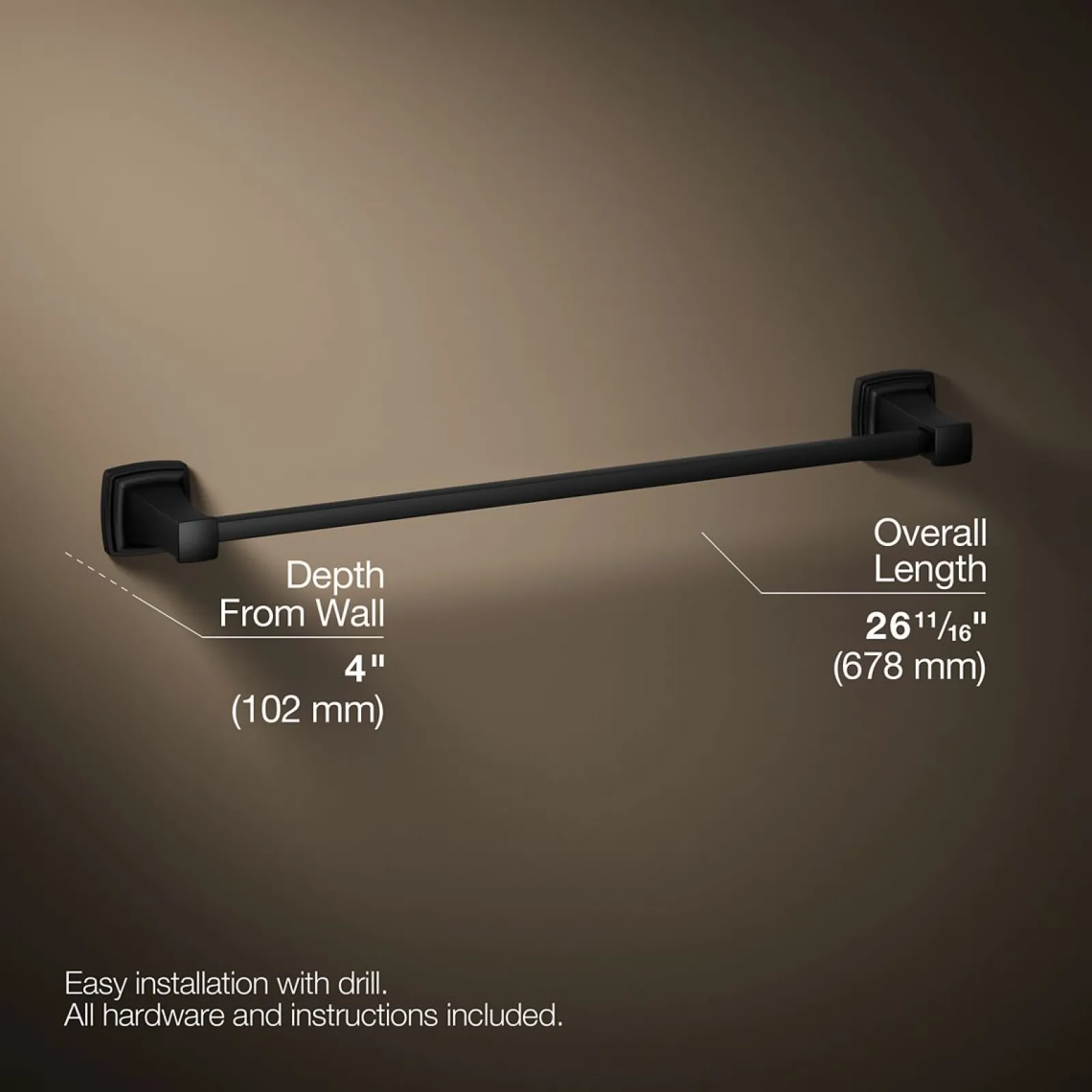 24" towel bar^Kohler