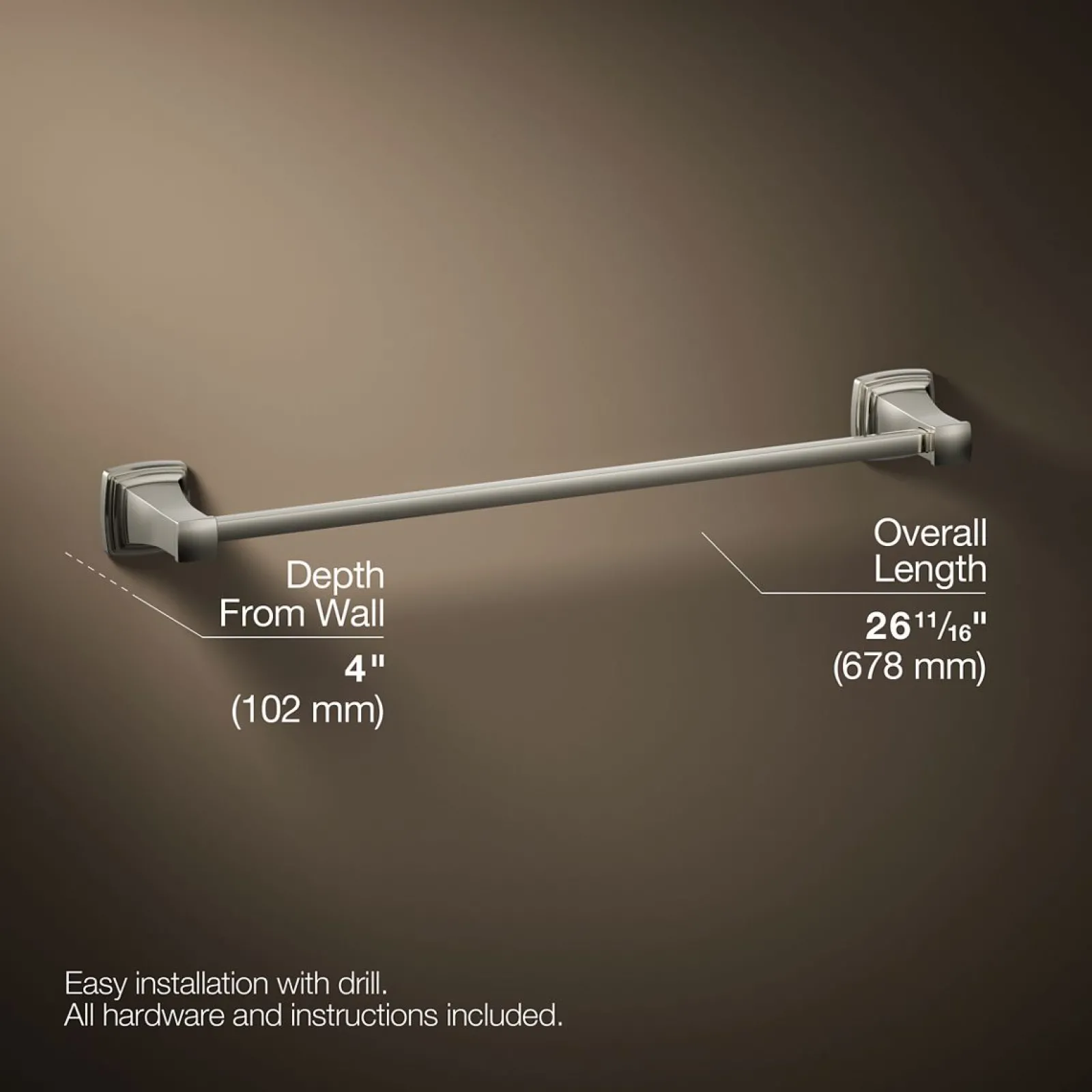 24" towel bar^Kohler