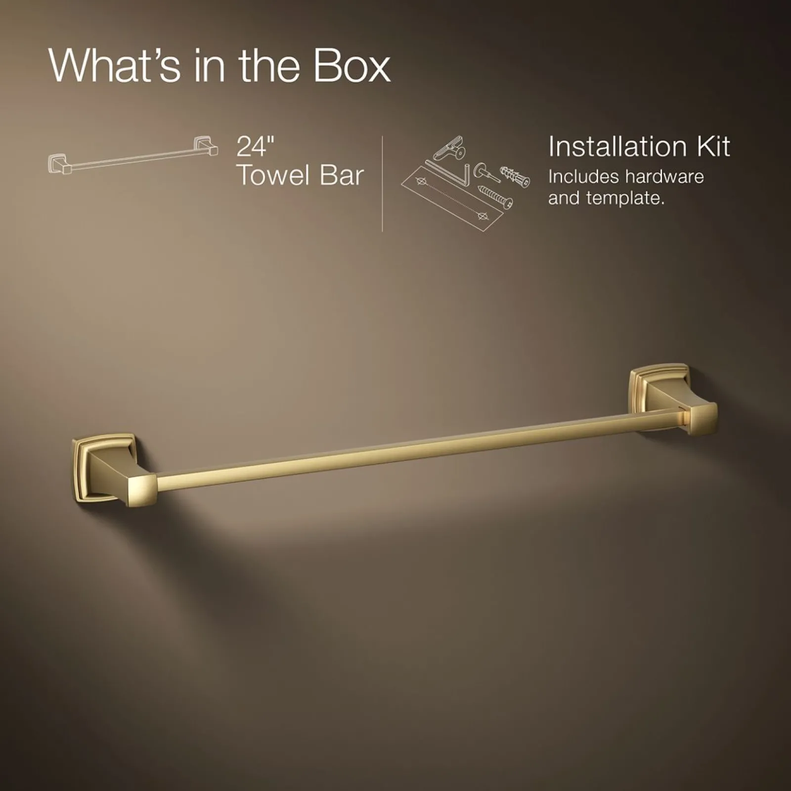 24" towel bar^Kohler
