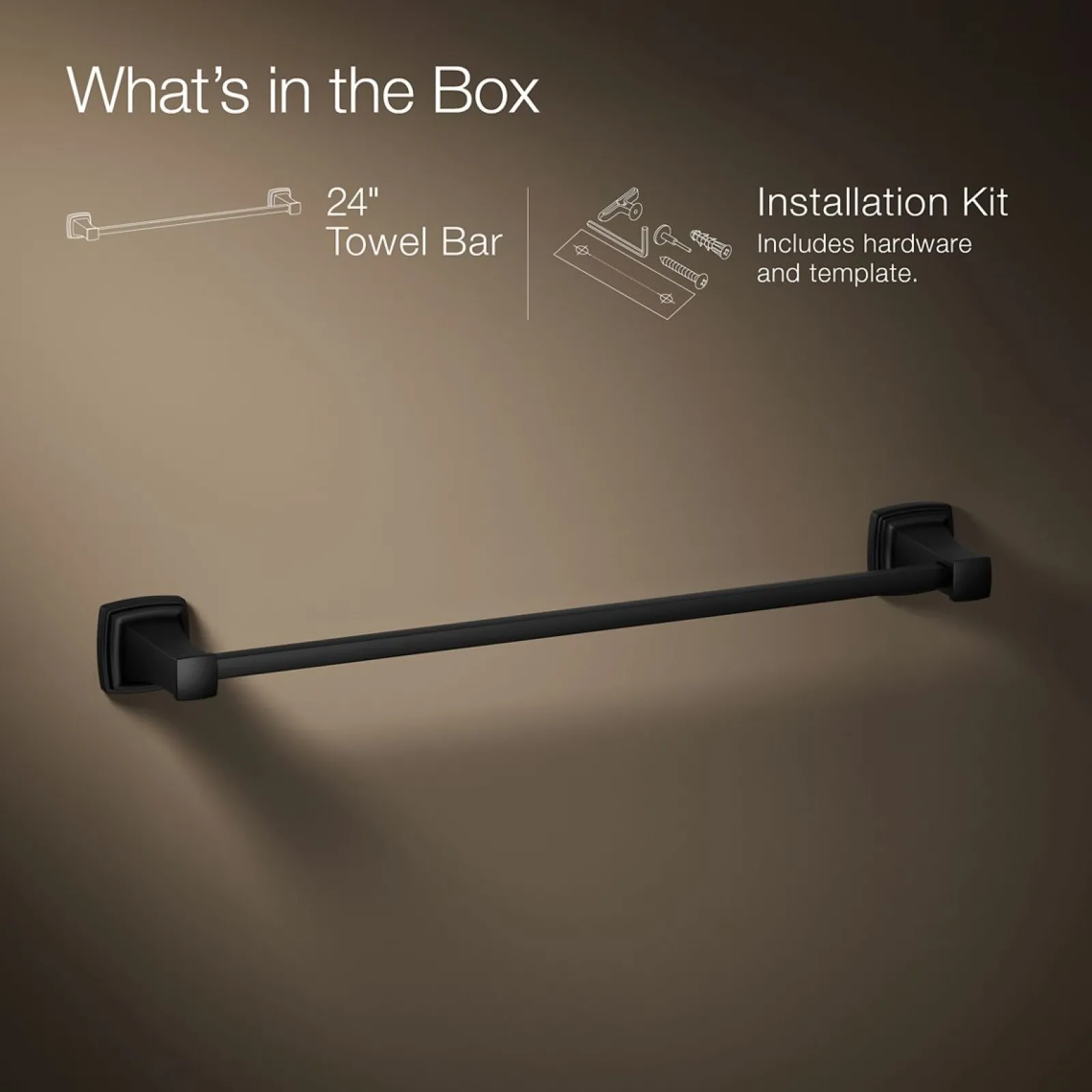 24" towel bar^Kohler