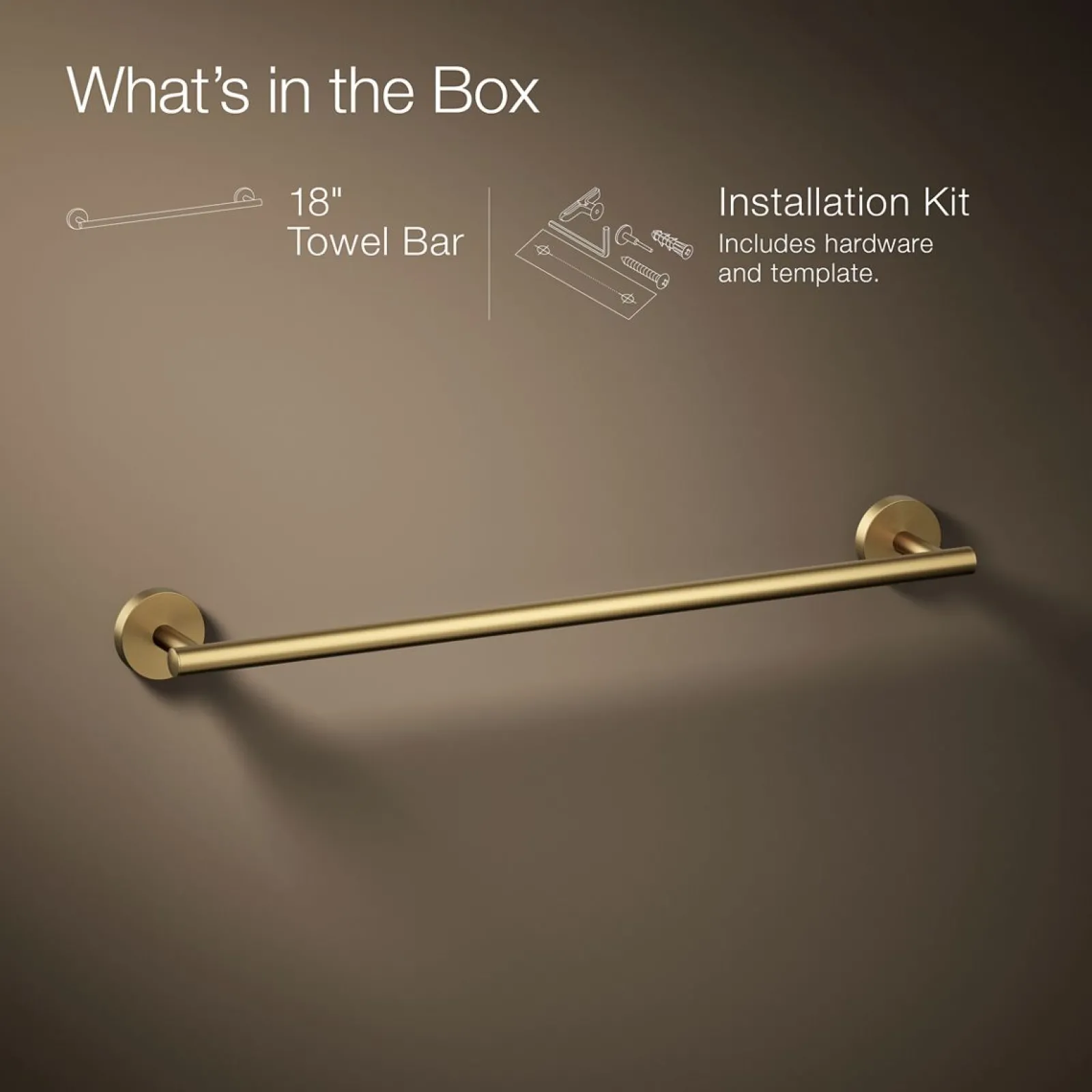 18" towel bar^Kohler Online