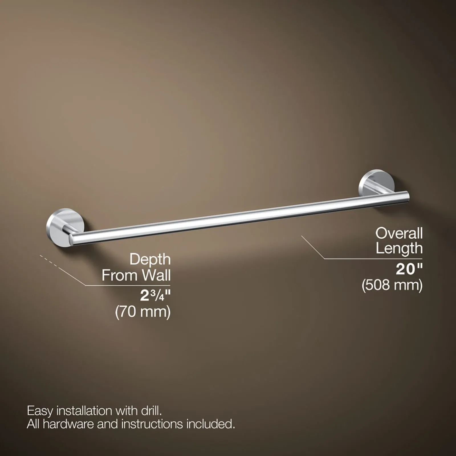 18" towel bar^Kohler Online