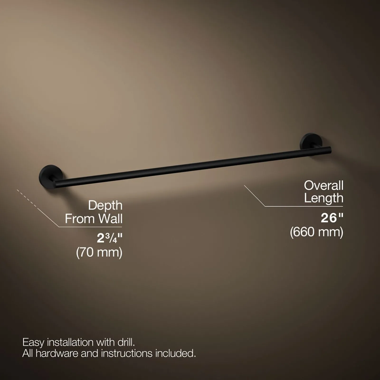 24" towel bar^Kohler Sale