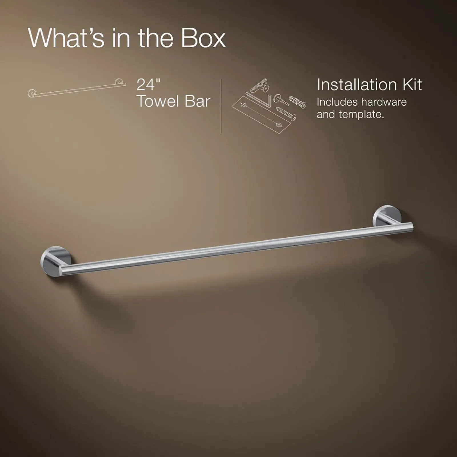 24" towel bar^Kohler Sale