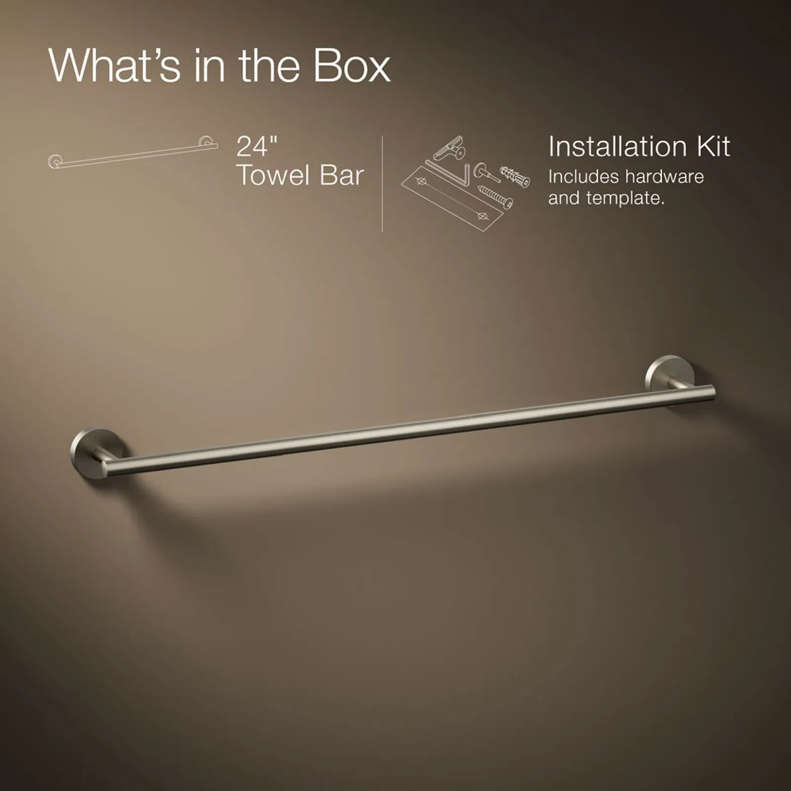 24" towel bar^Kohler Sale