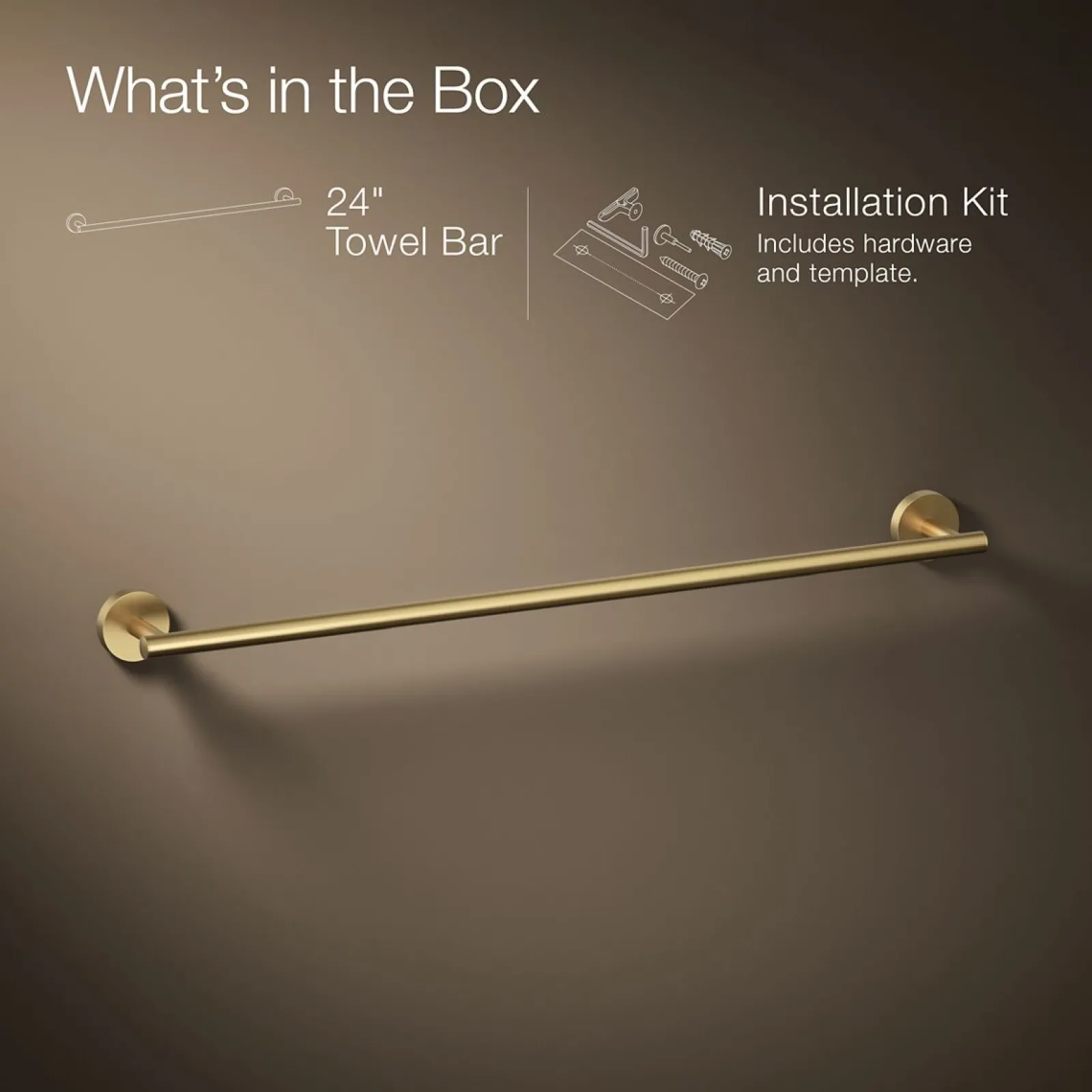 24" towel bar^Kohler Sale