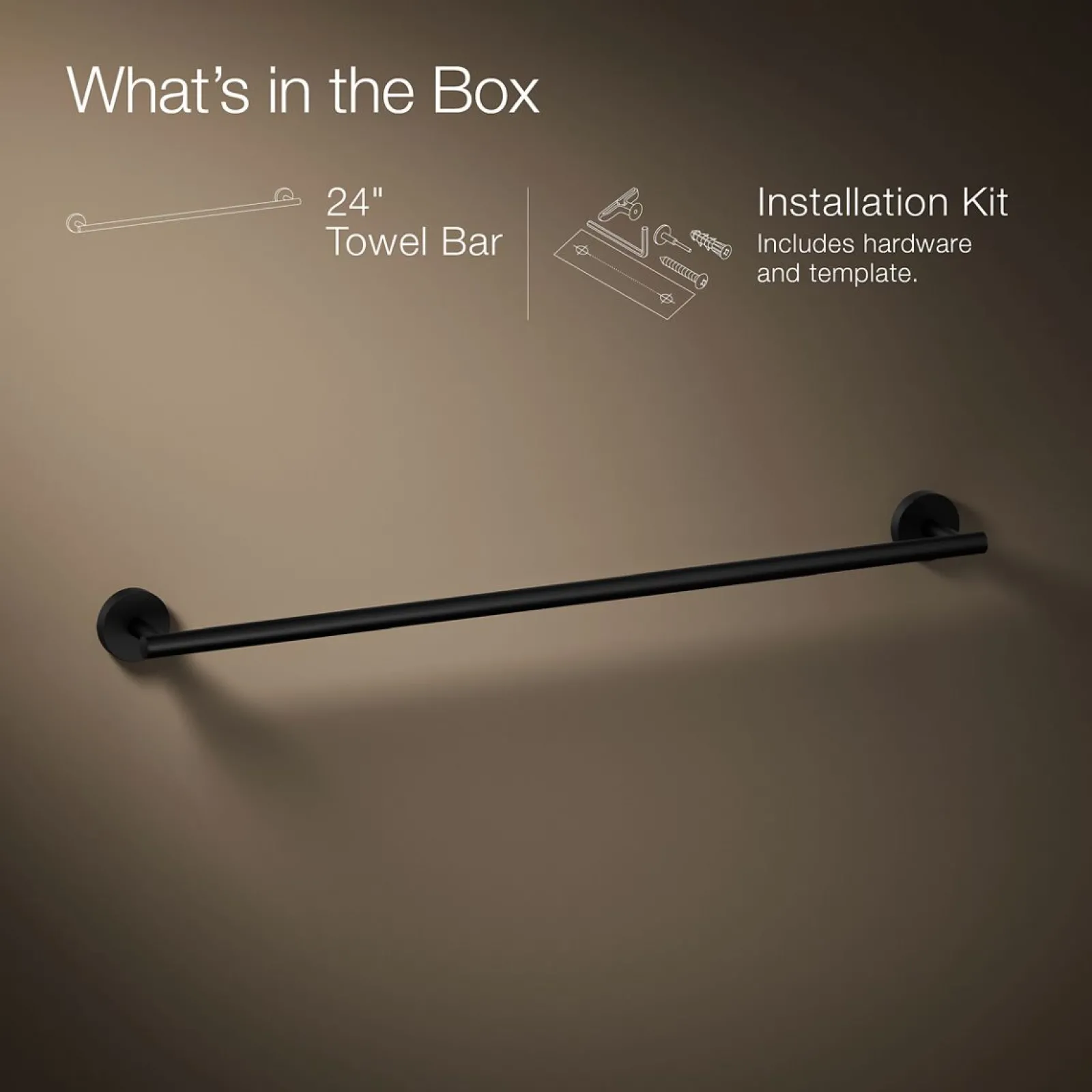 24" towel bar^Kohler Sale