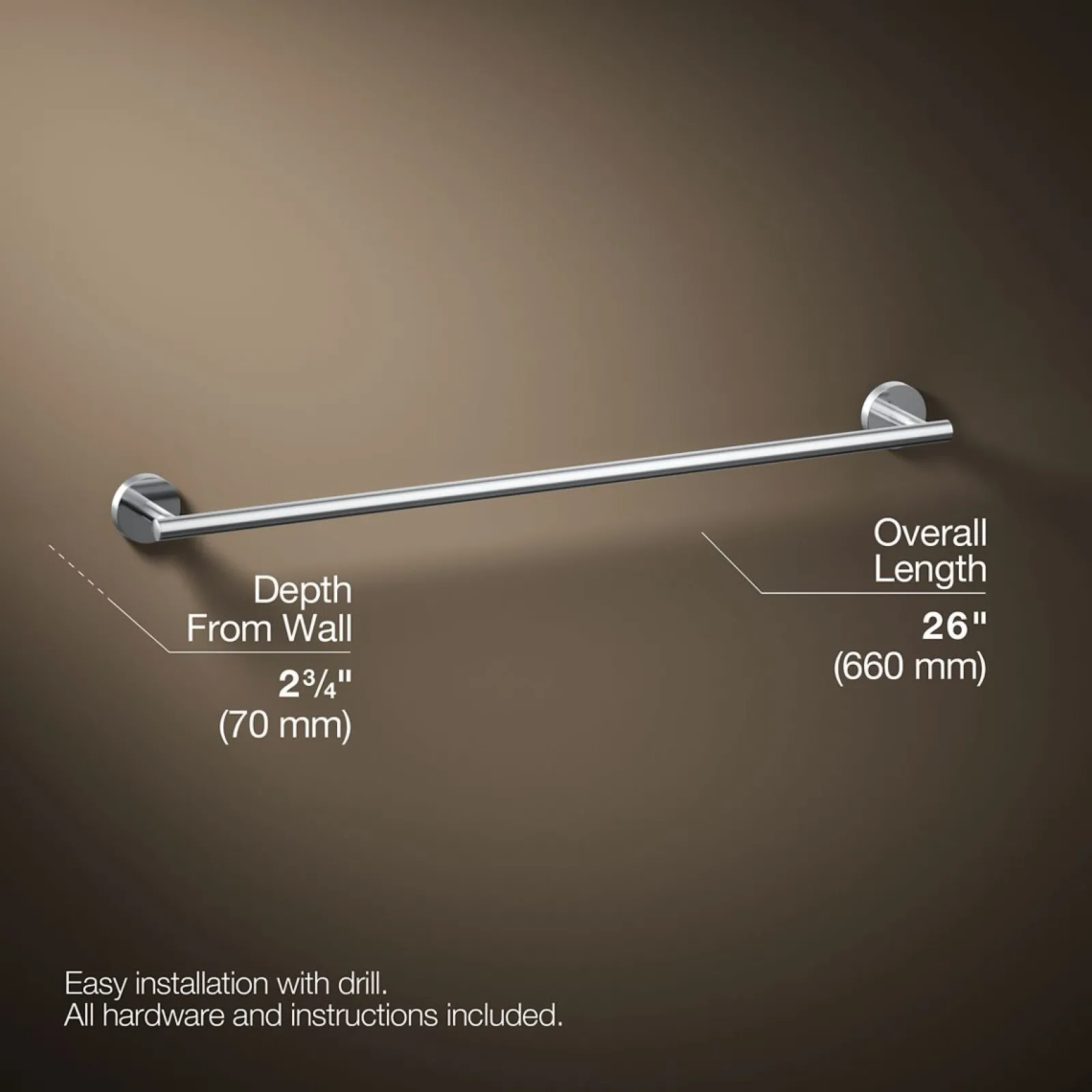 24" towel bar^Kohler Sale