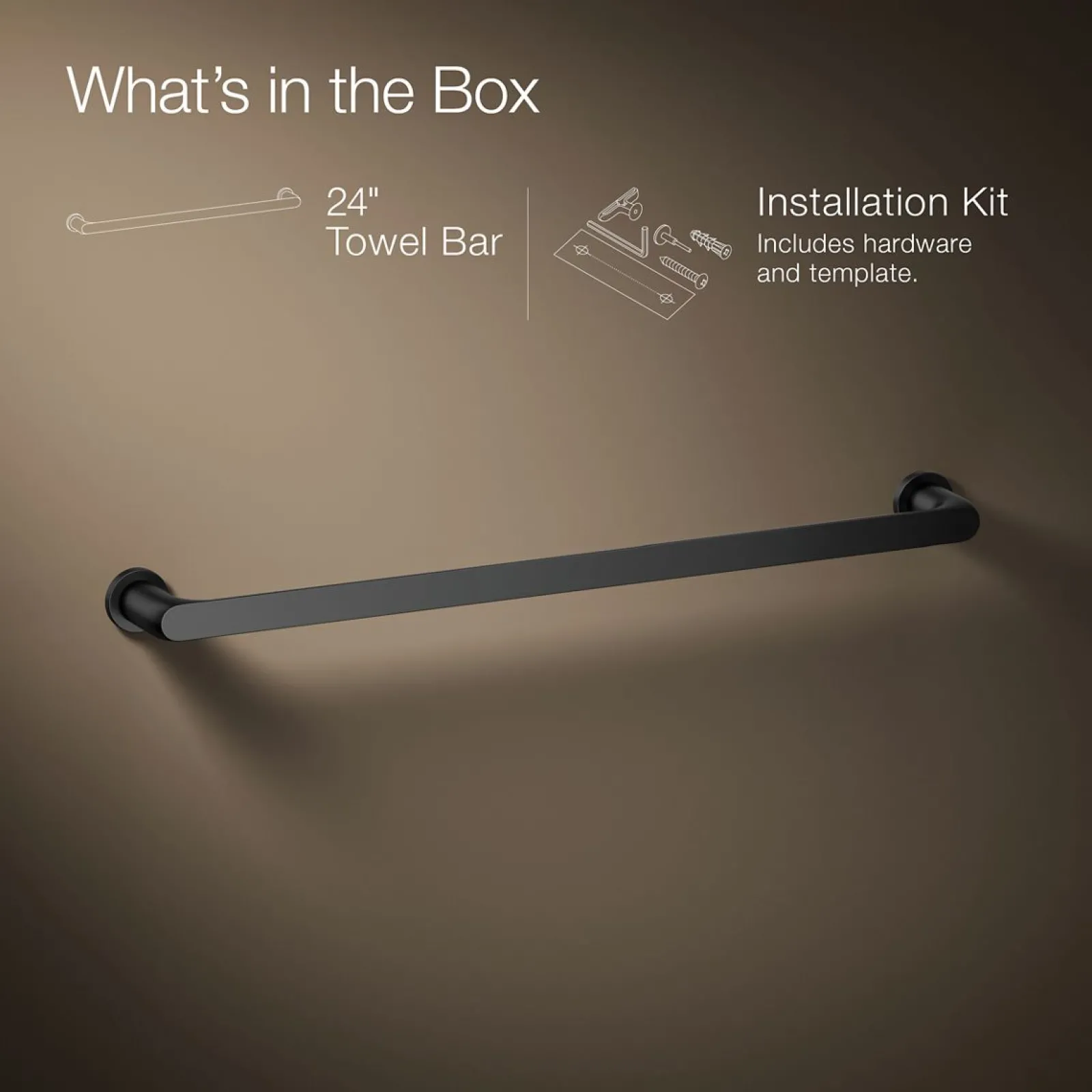 24" towel bar^Kohler Online
