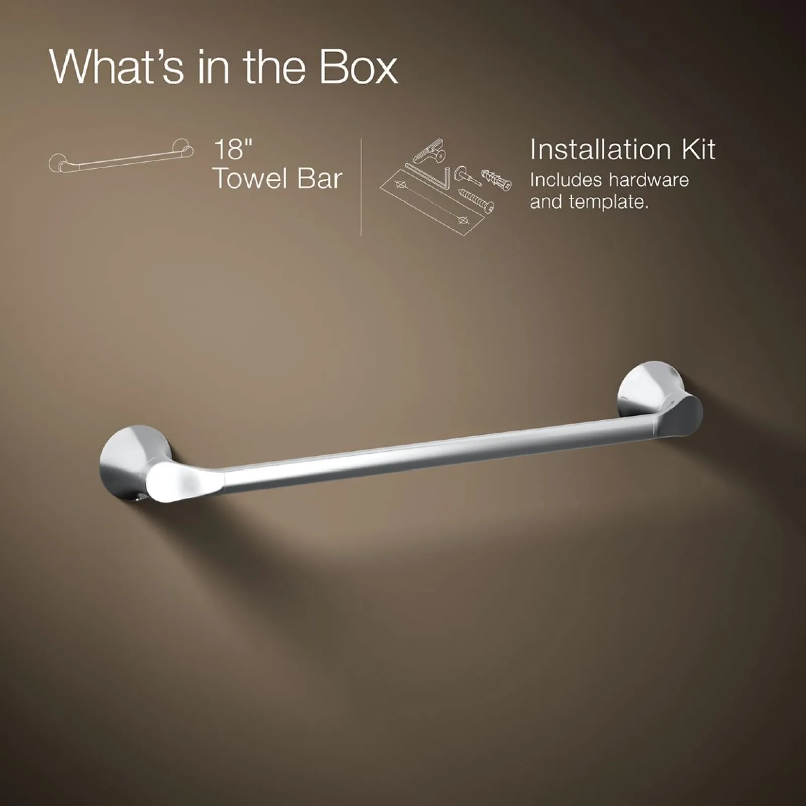 18" towel bar^Kohler Sale