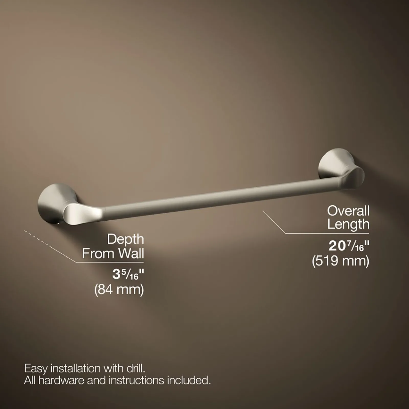 18" towel bar^Kohler Sale