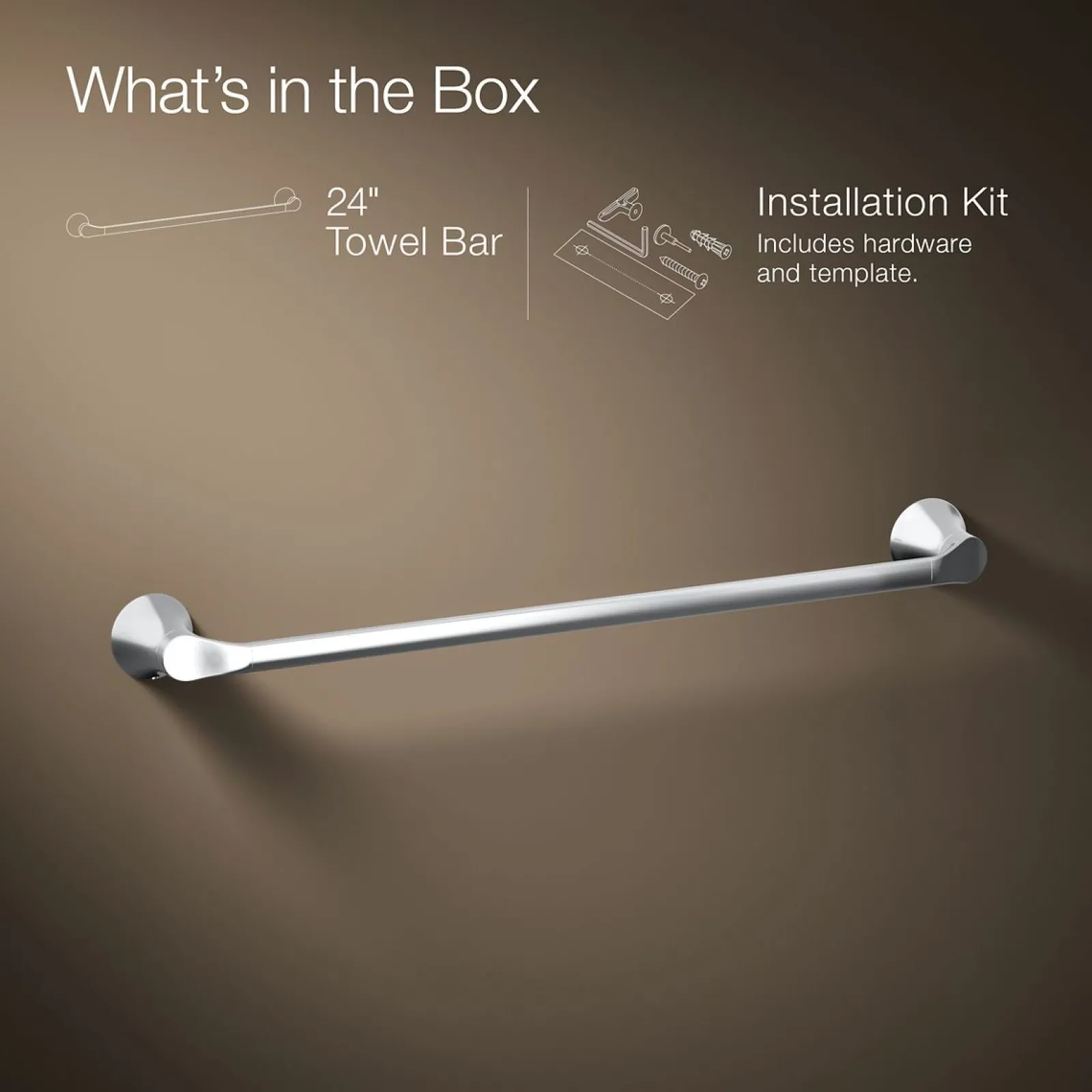 24" towel bar^Kohler Sale