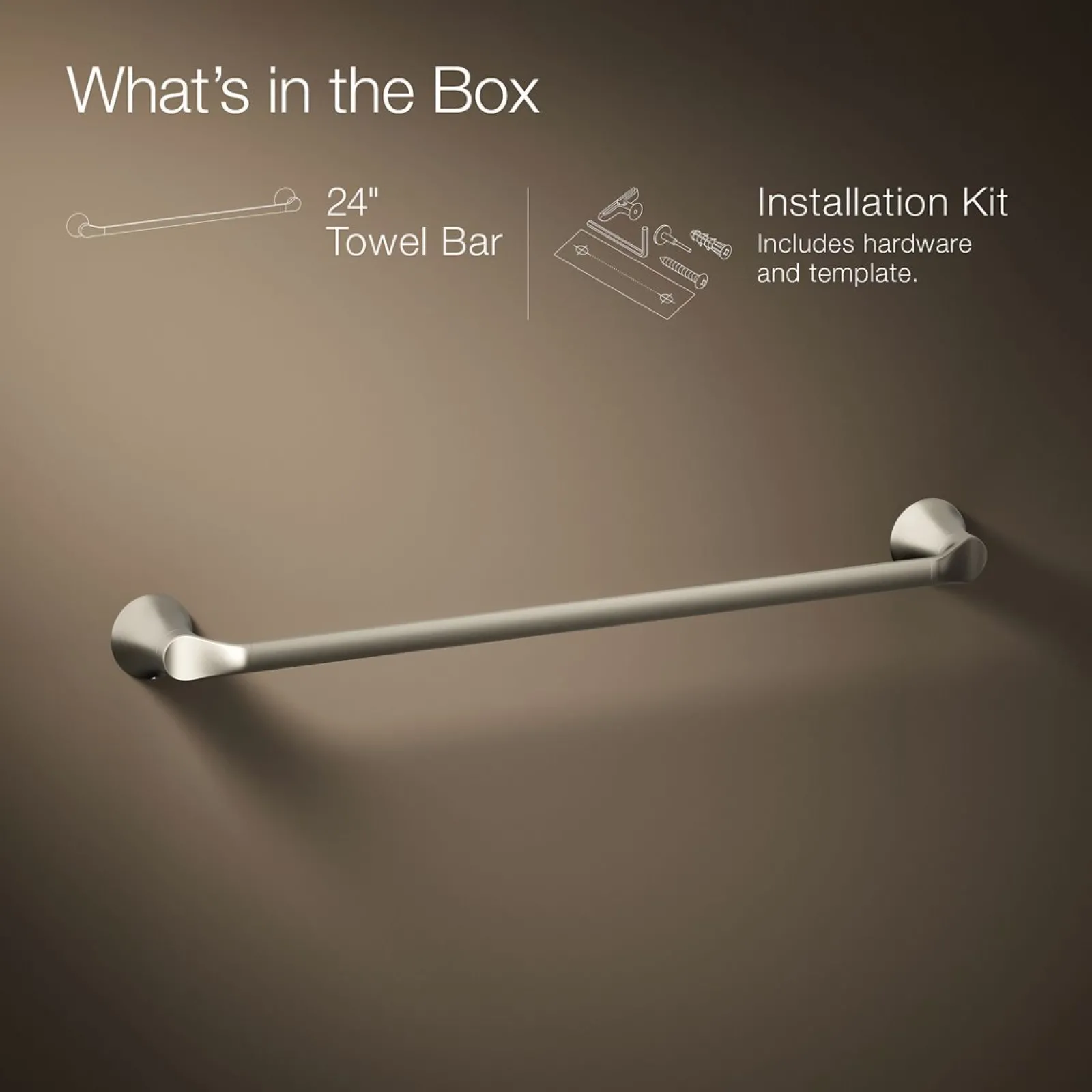 24" towel bar^Kohler Sale