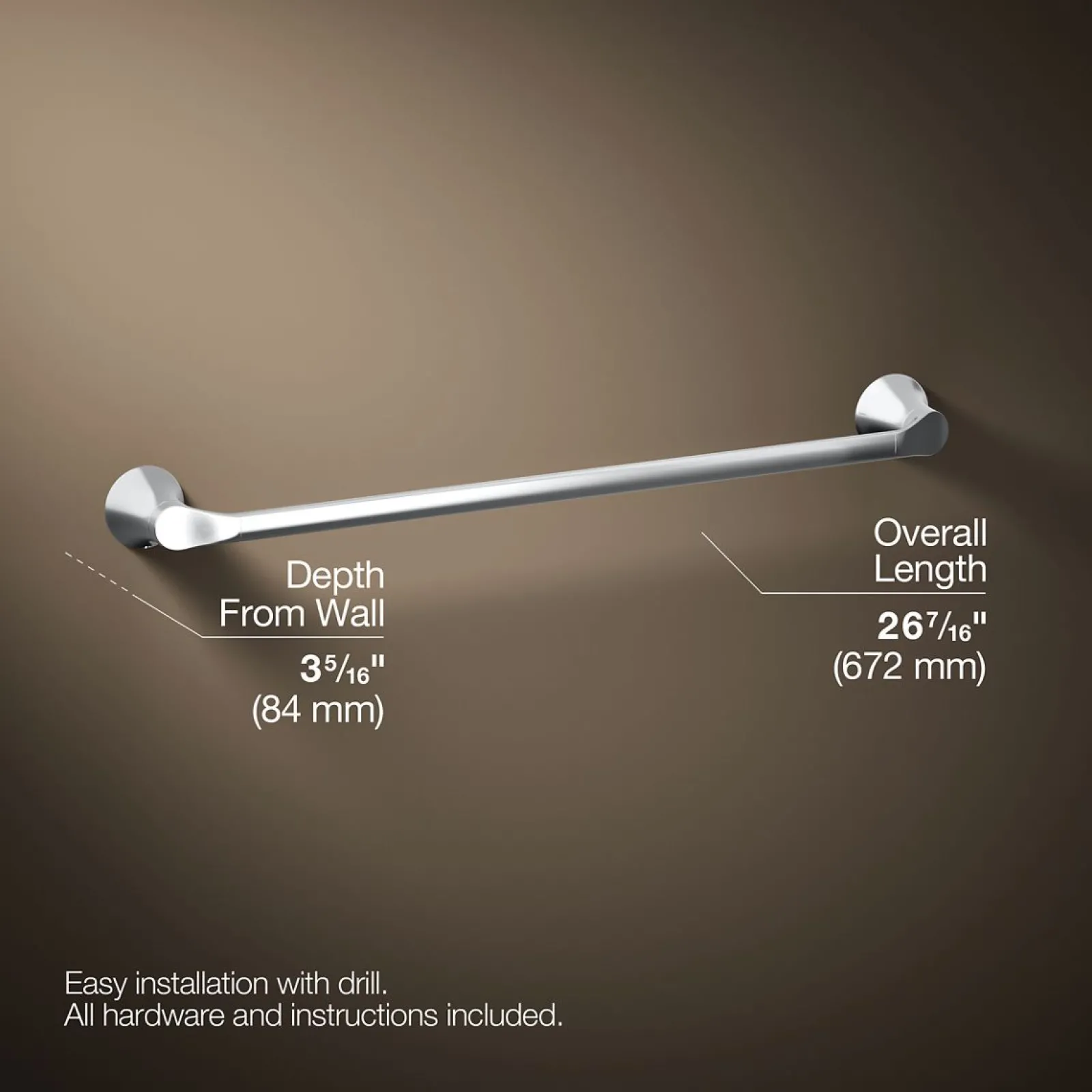 24" towel bar^Kohler Sale