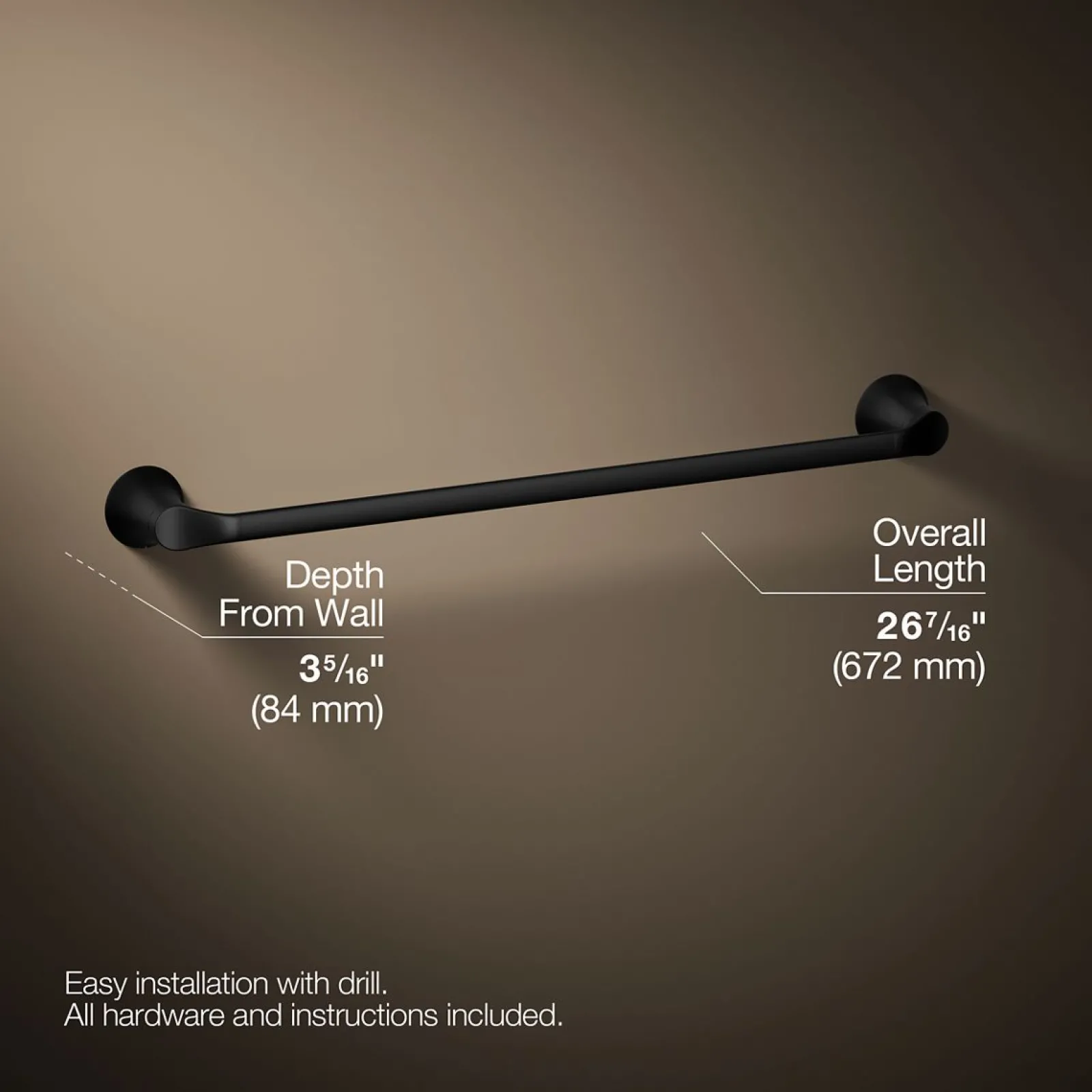 24" towel bar^Kohler Sale