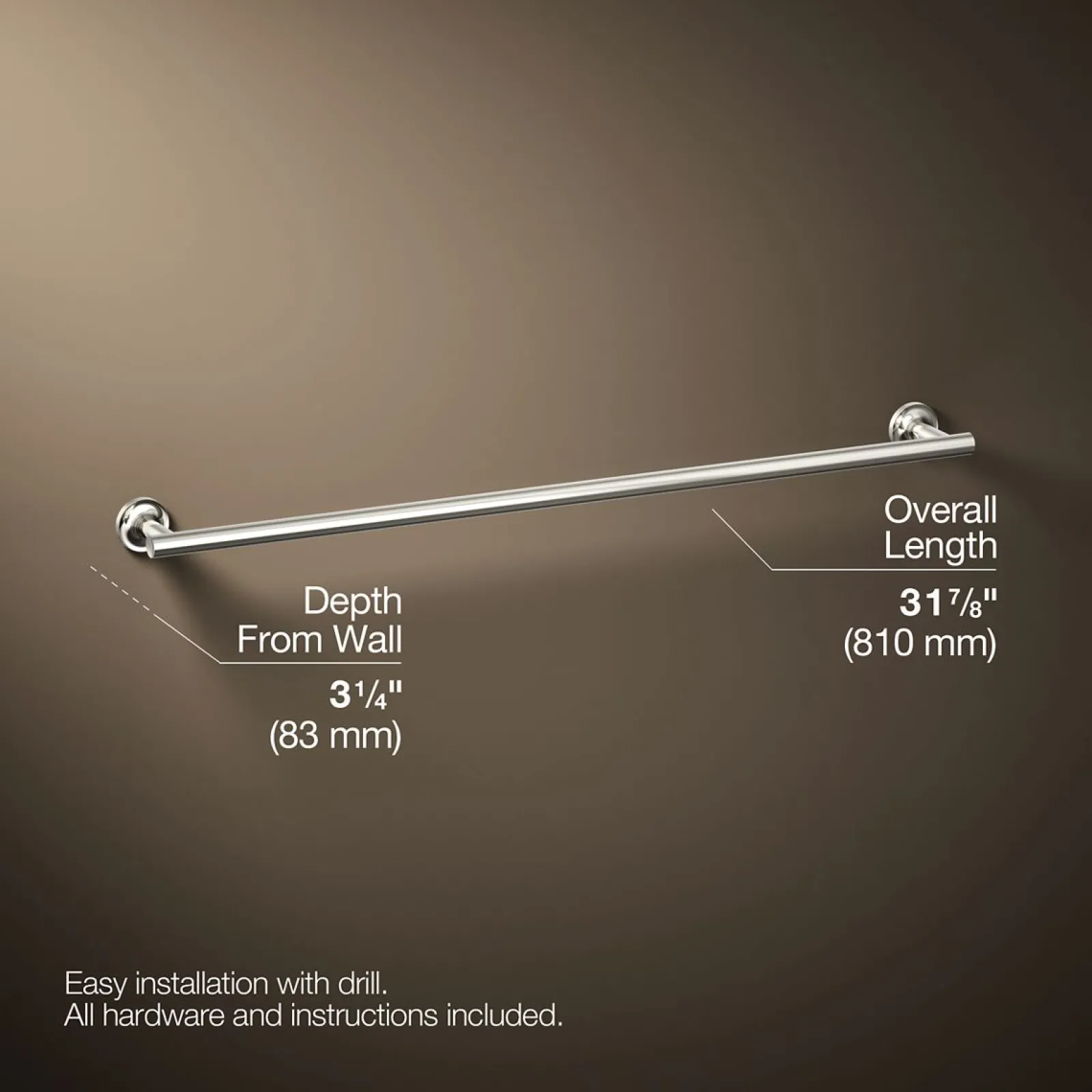 30" towel bar^Kohler Discount