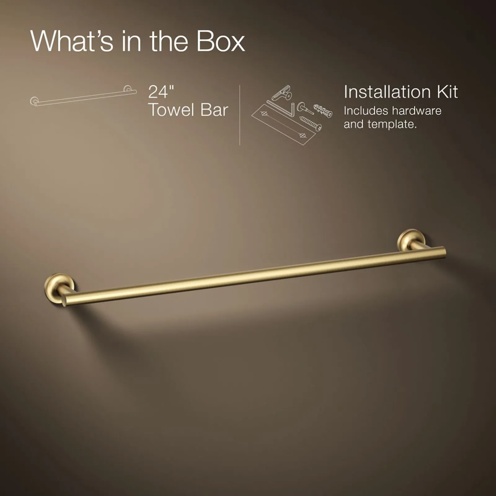 24" towel bar^Kohler Sale