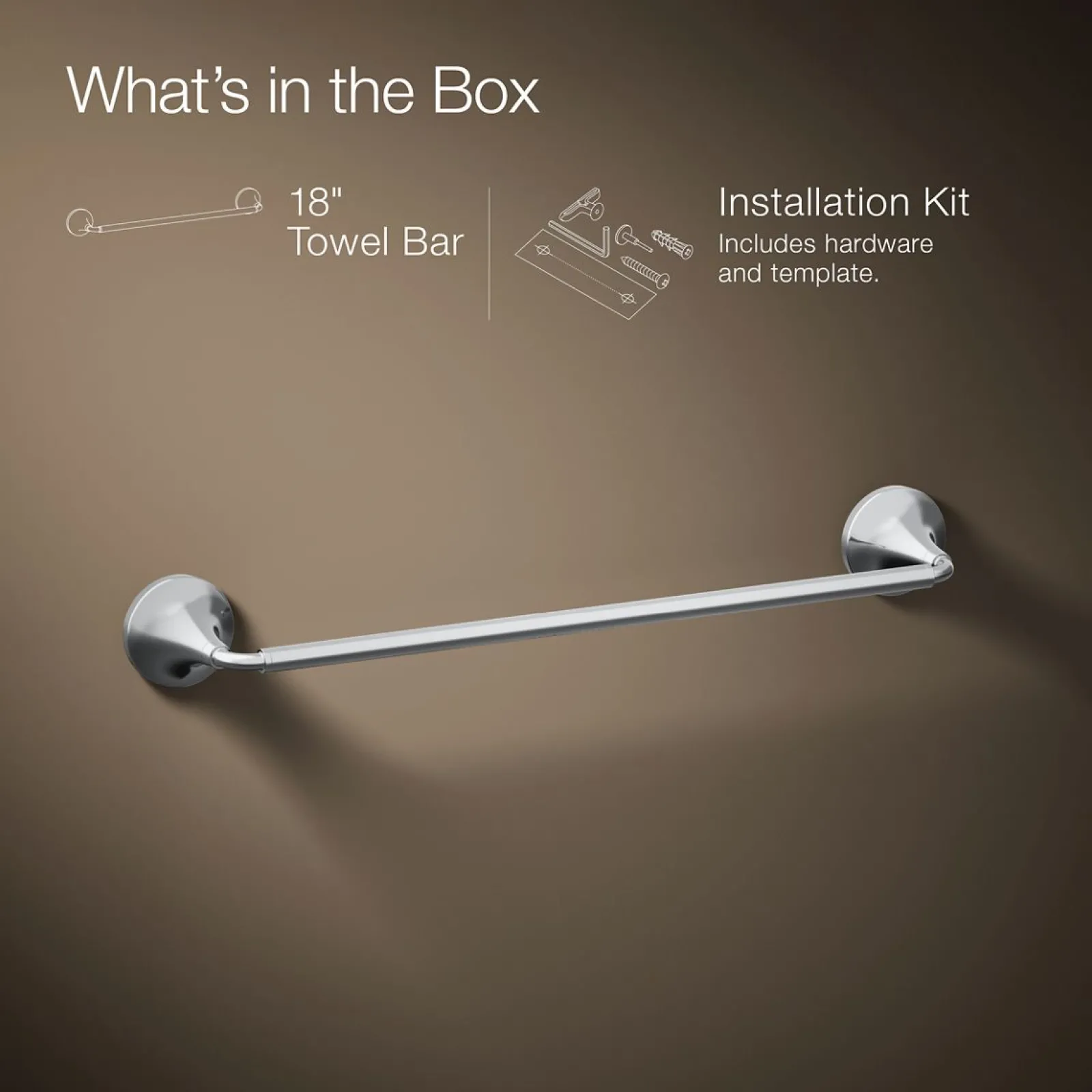 18" towel bar^Kohler Discount