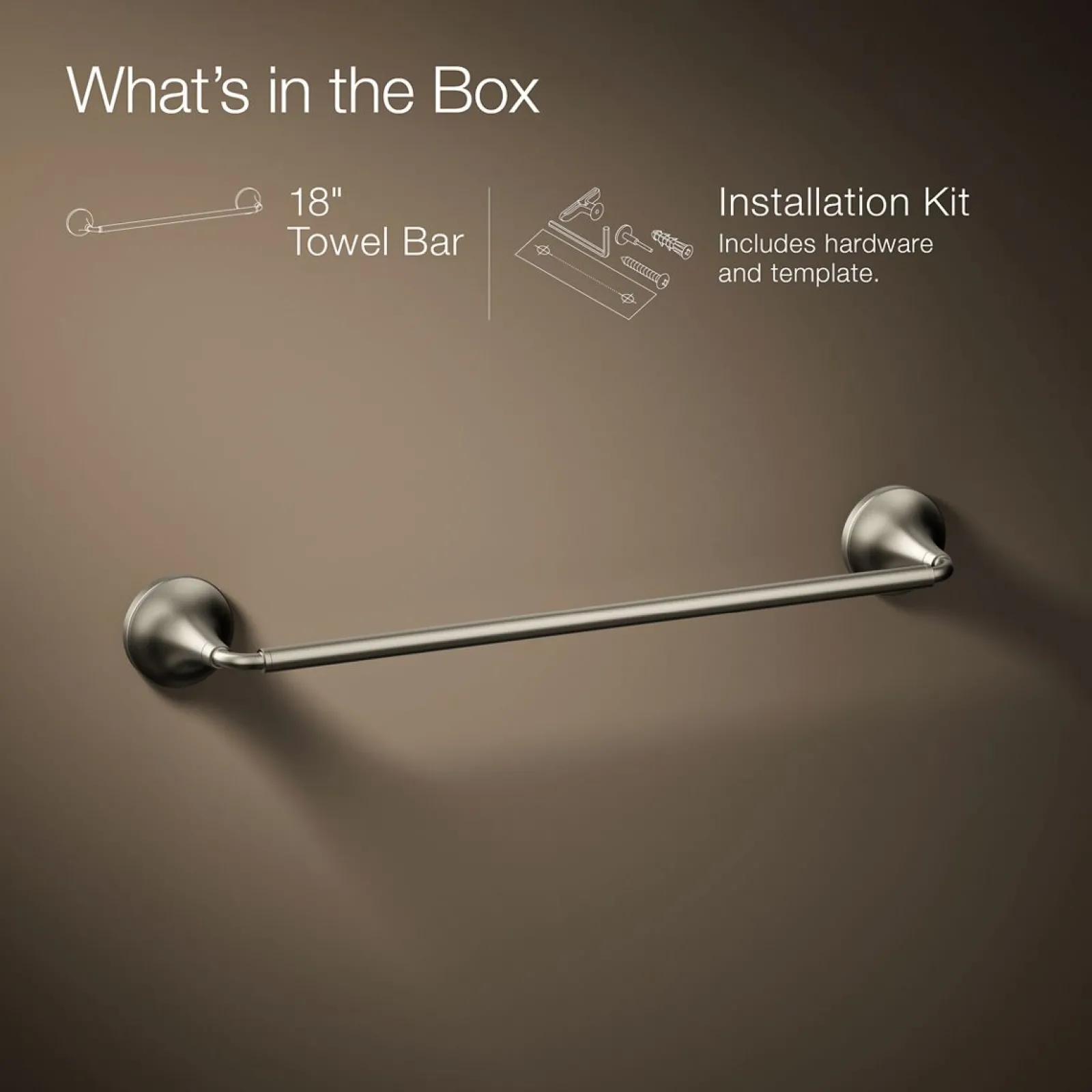 18" towel bar^Kohler Discount