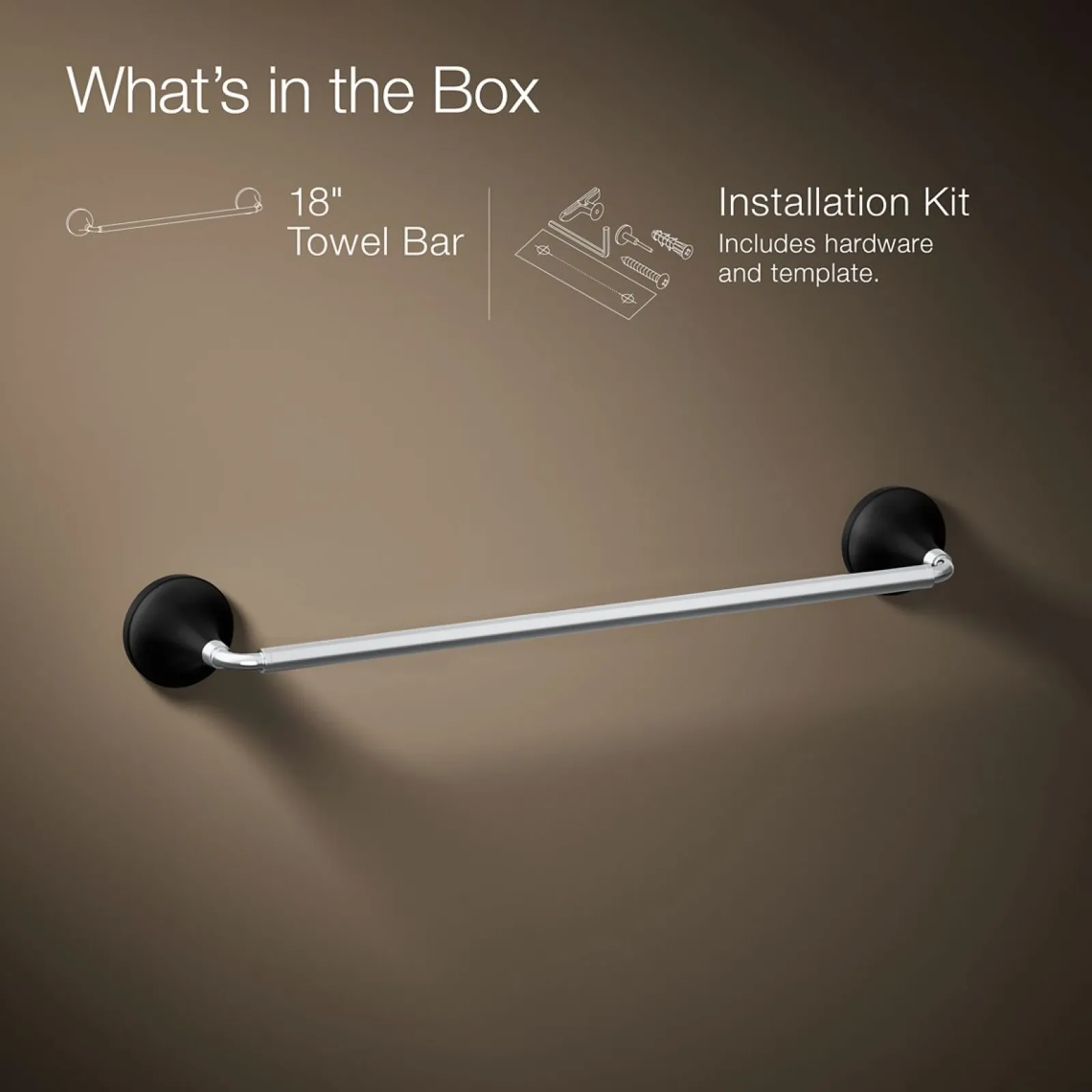 18" towel bar^Kohler Discount